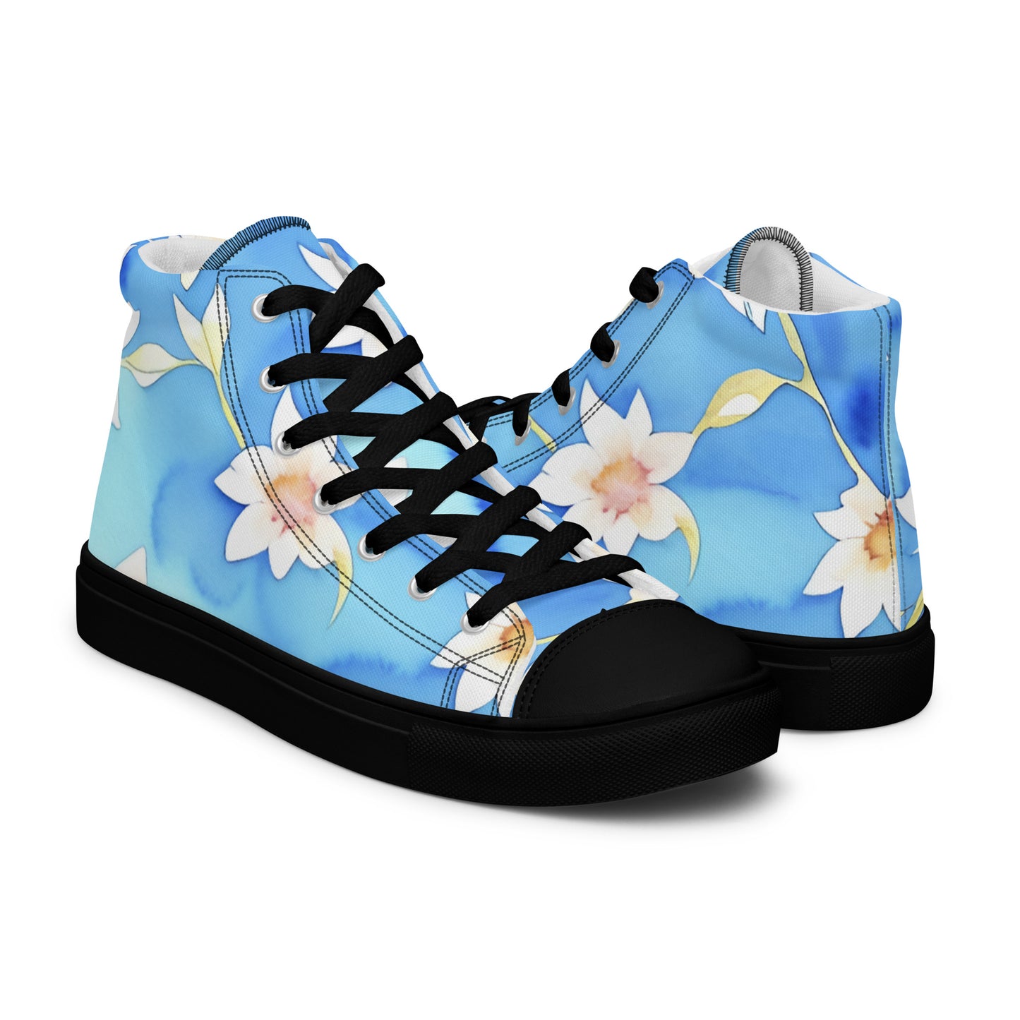 Men’s high top canvas shoes