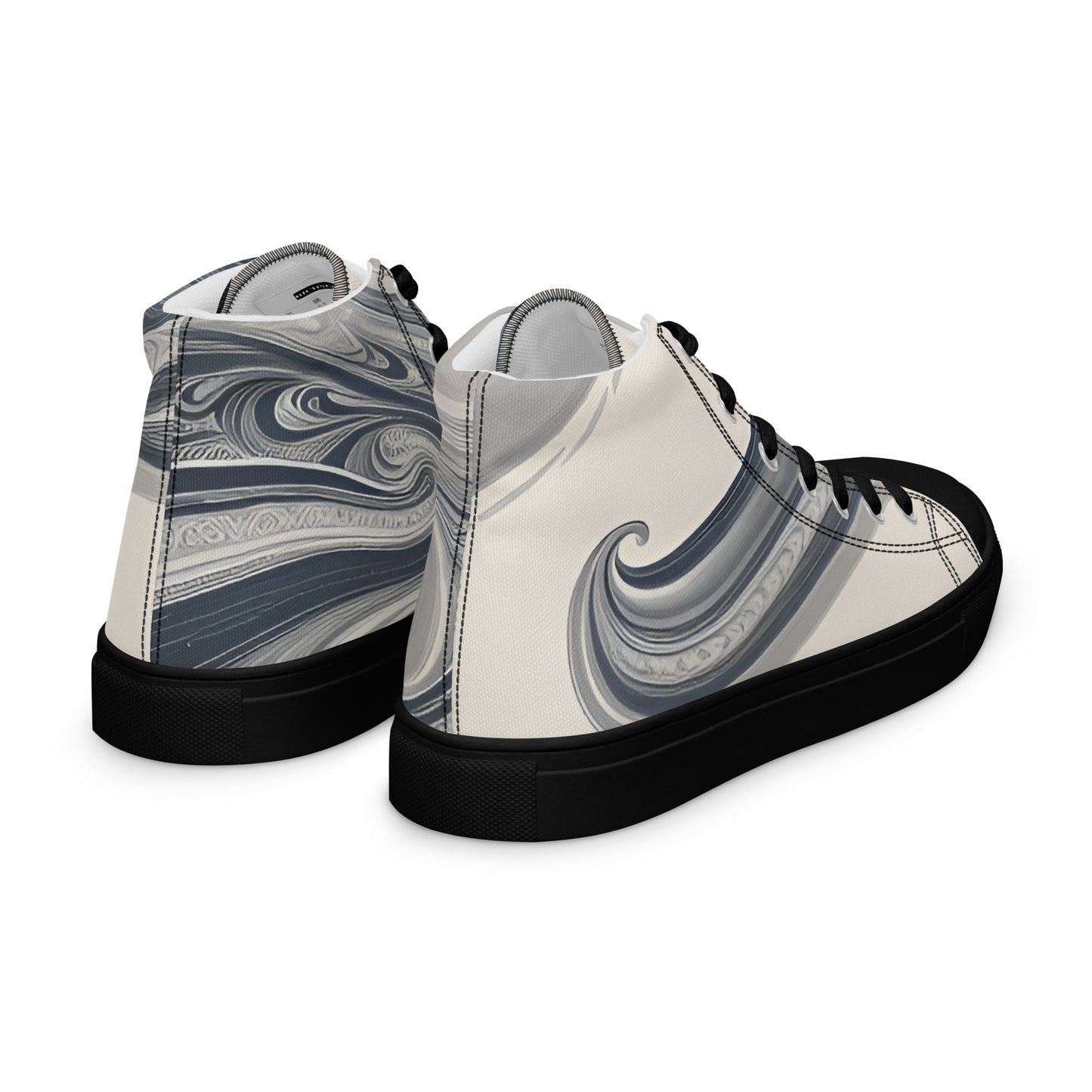 Men’s high top canvas shoes