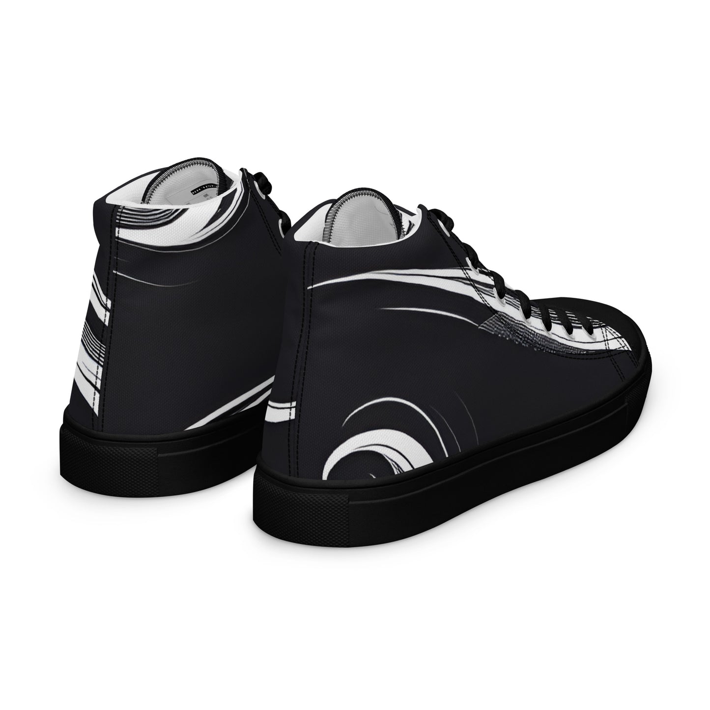 Men’s high top canvas shoes