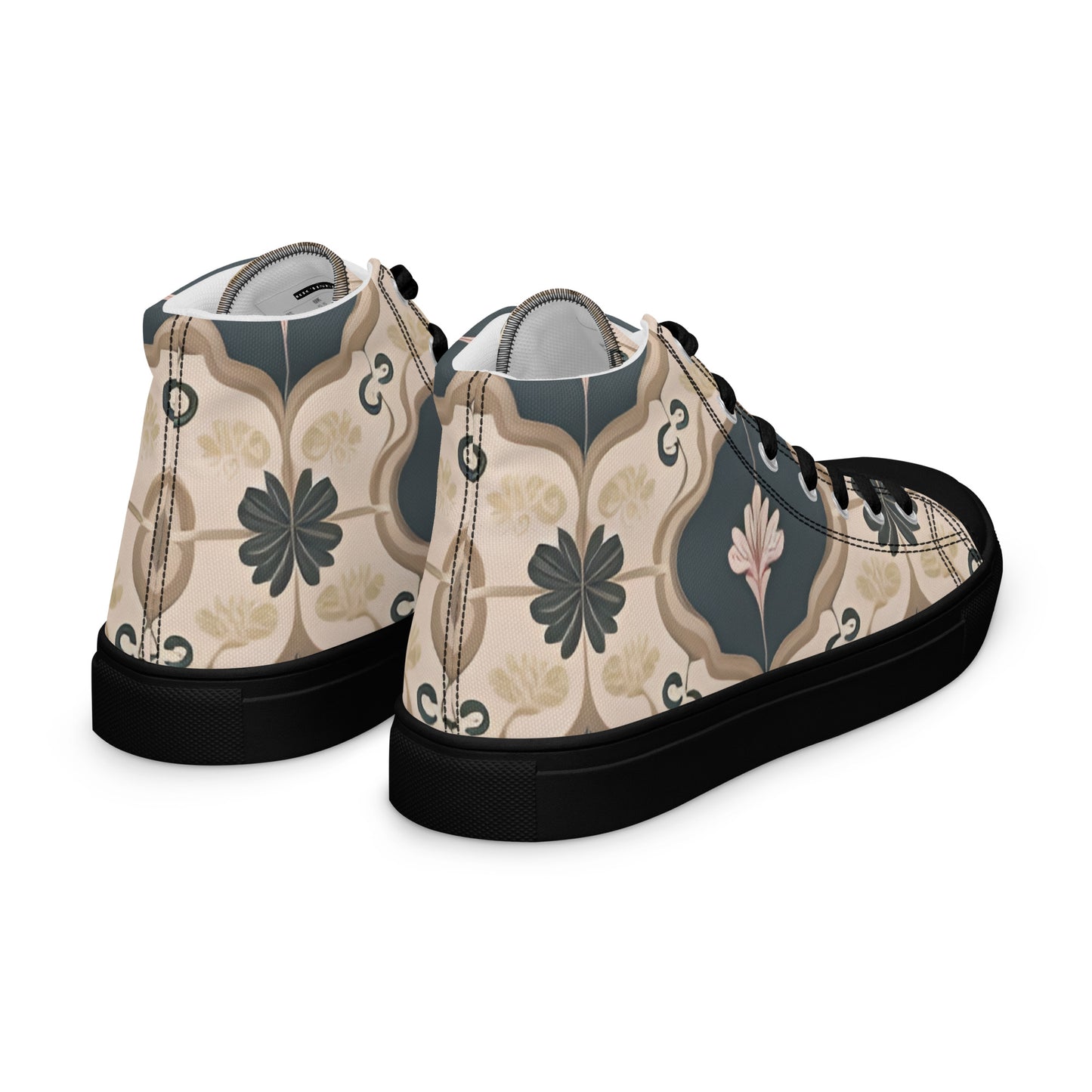 Men’s high top canvas shoes