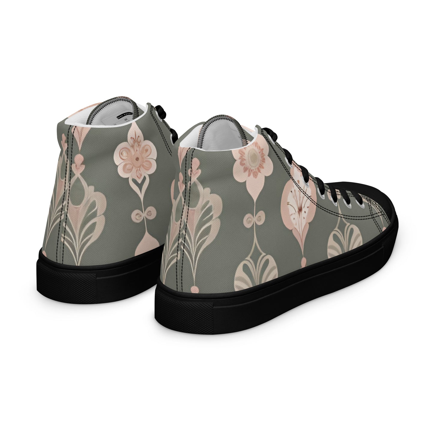 Men’s high top canvas shoes