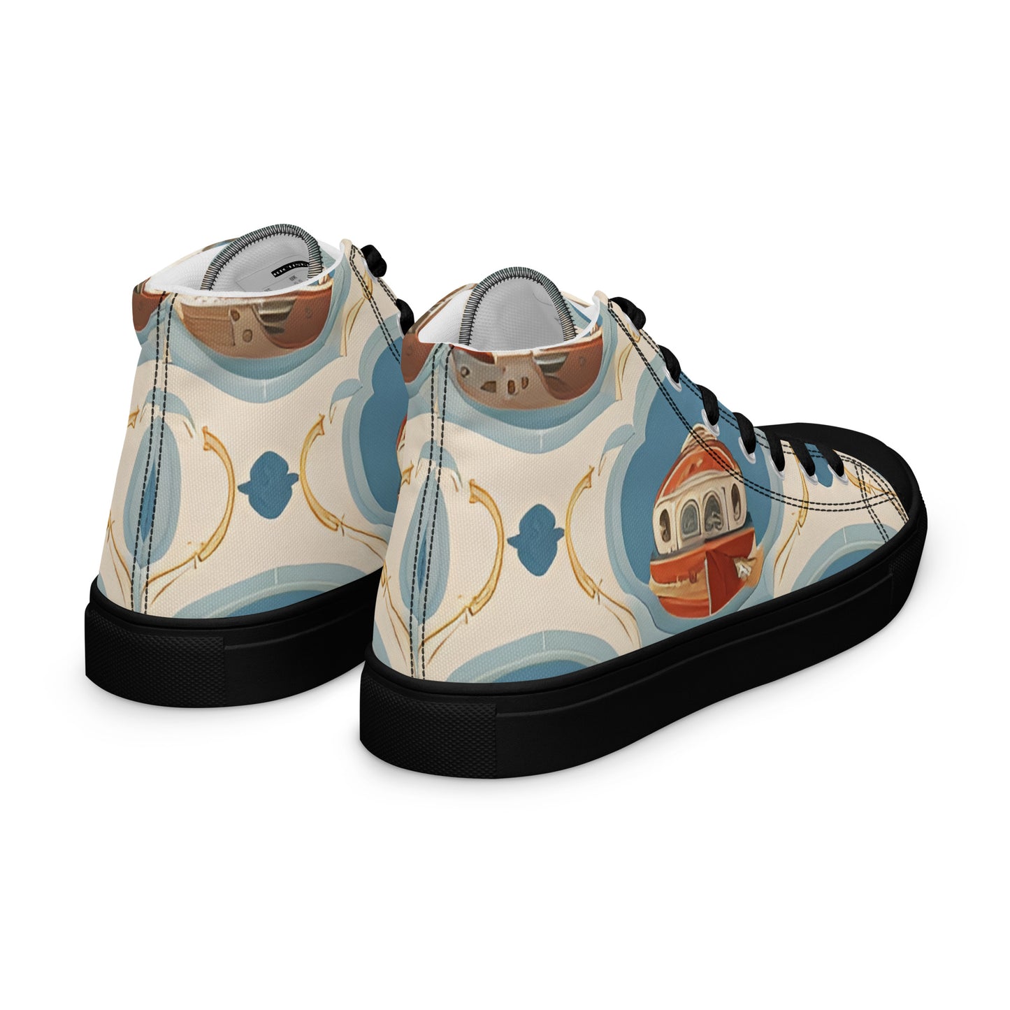 Men’s high top canvas shoes