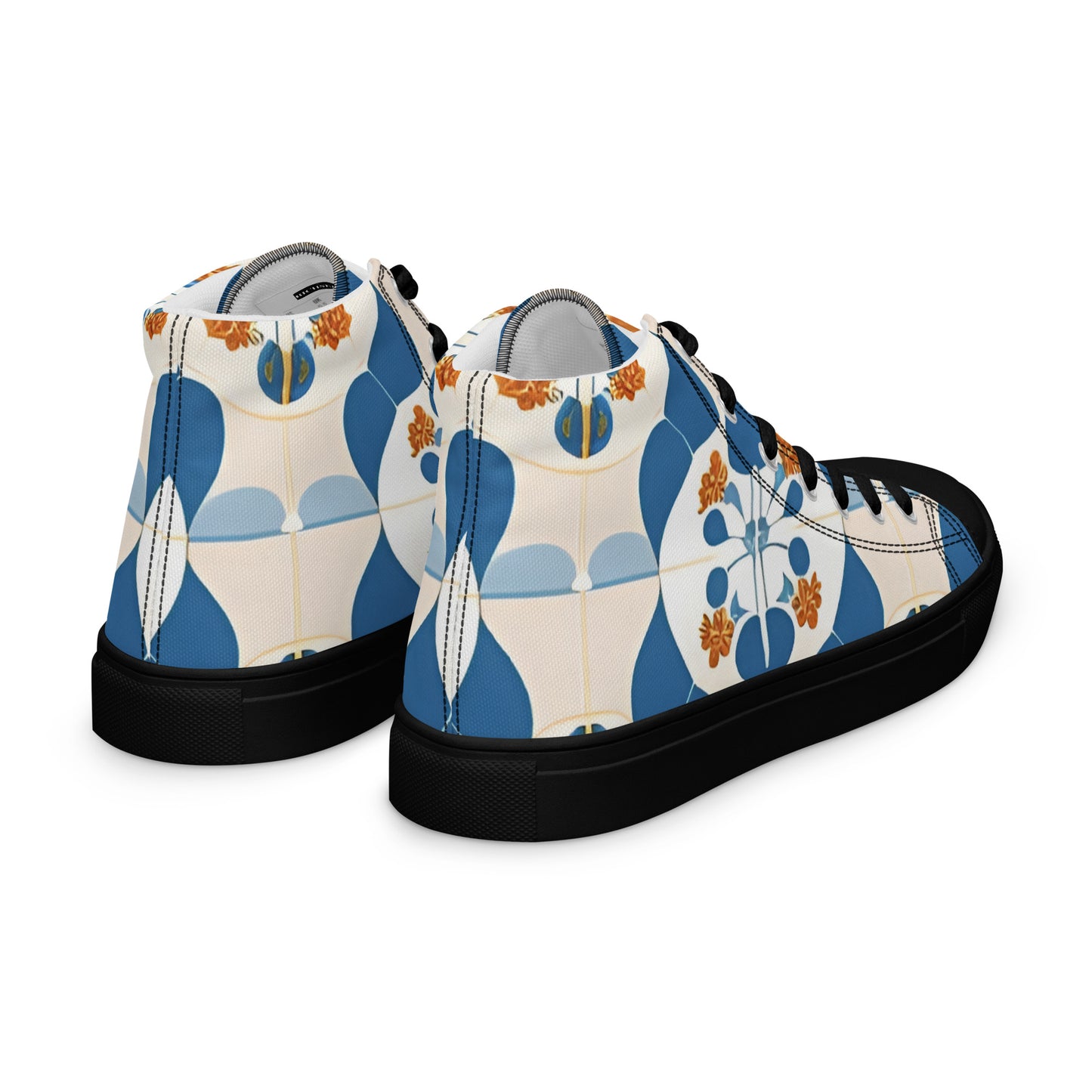 Men’s high top canvas shoes