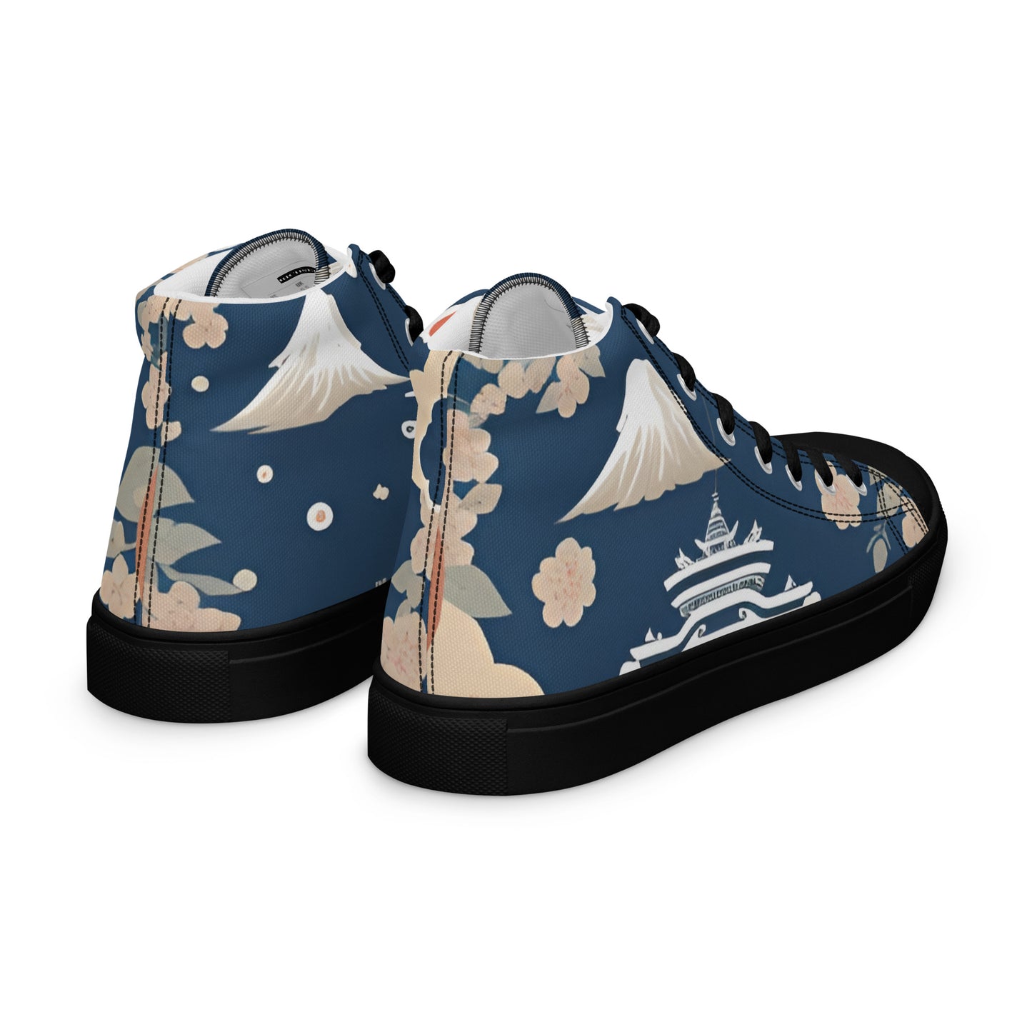 Men’s high top canvas shoes