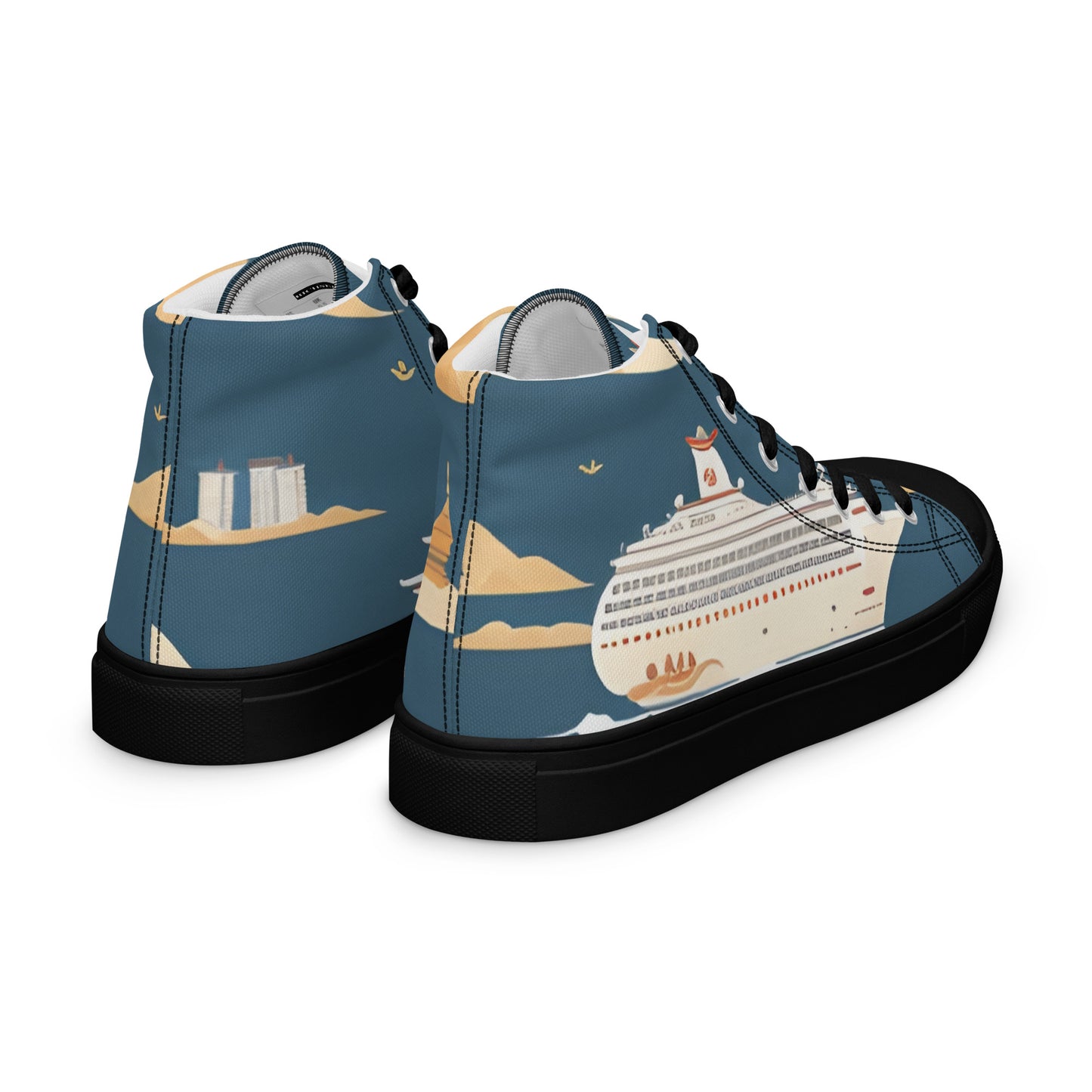 Men’s high top canvas shoes