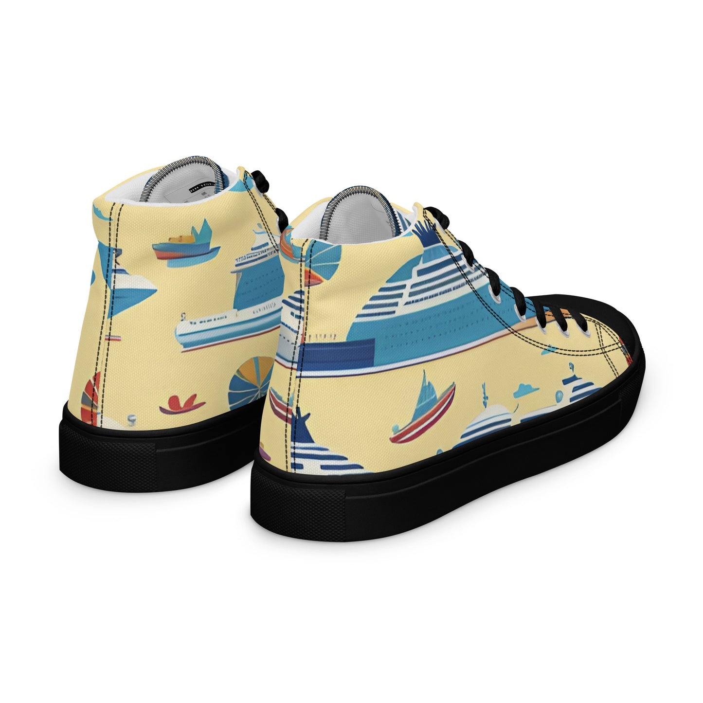 Men’s high top canvas shoes