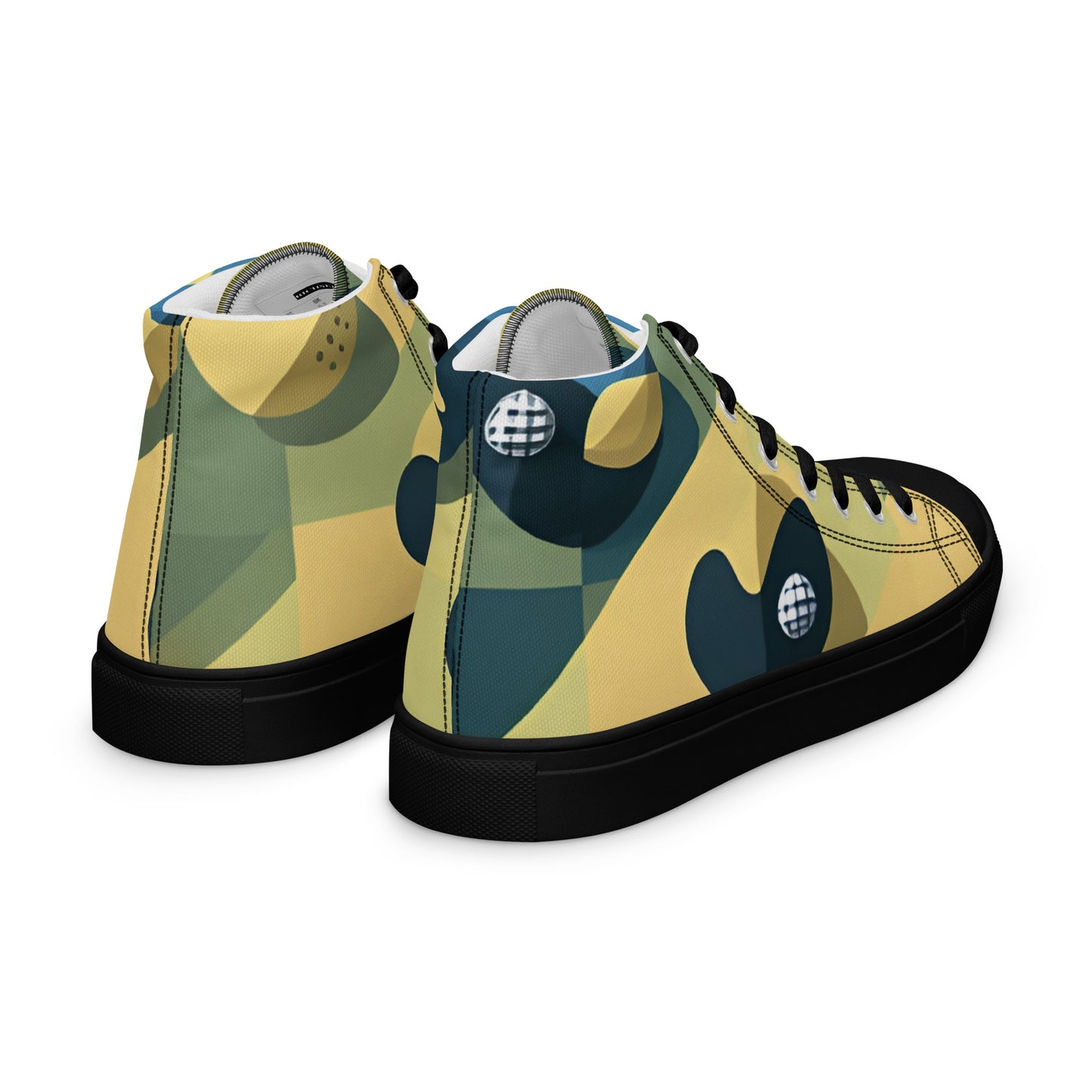 Men’s high top canvas shoes