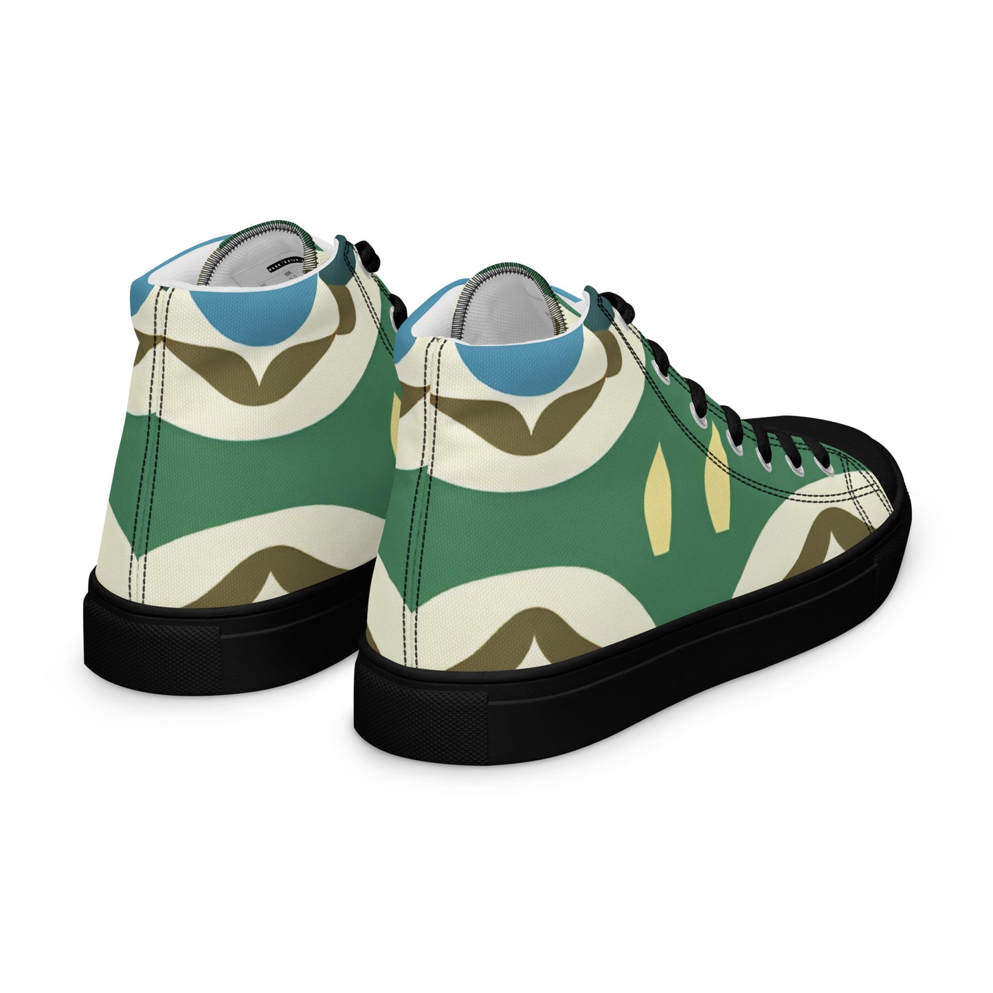 Men’s high top canvas shoes