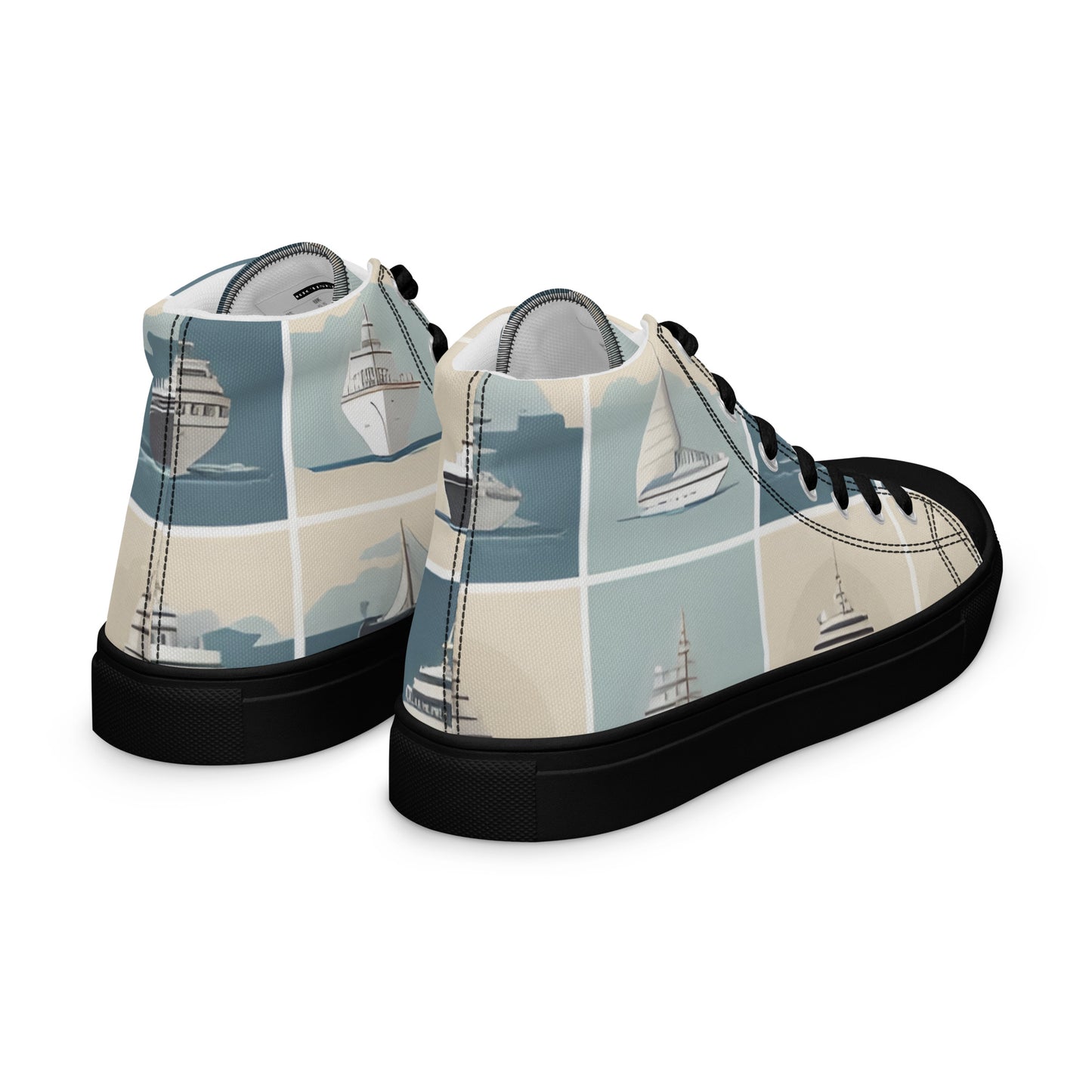 Men’s high top canvas shoes