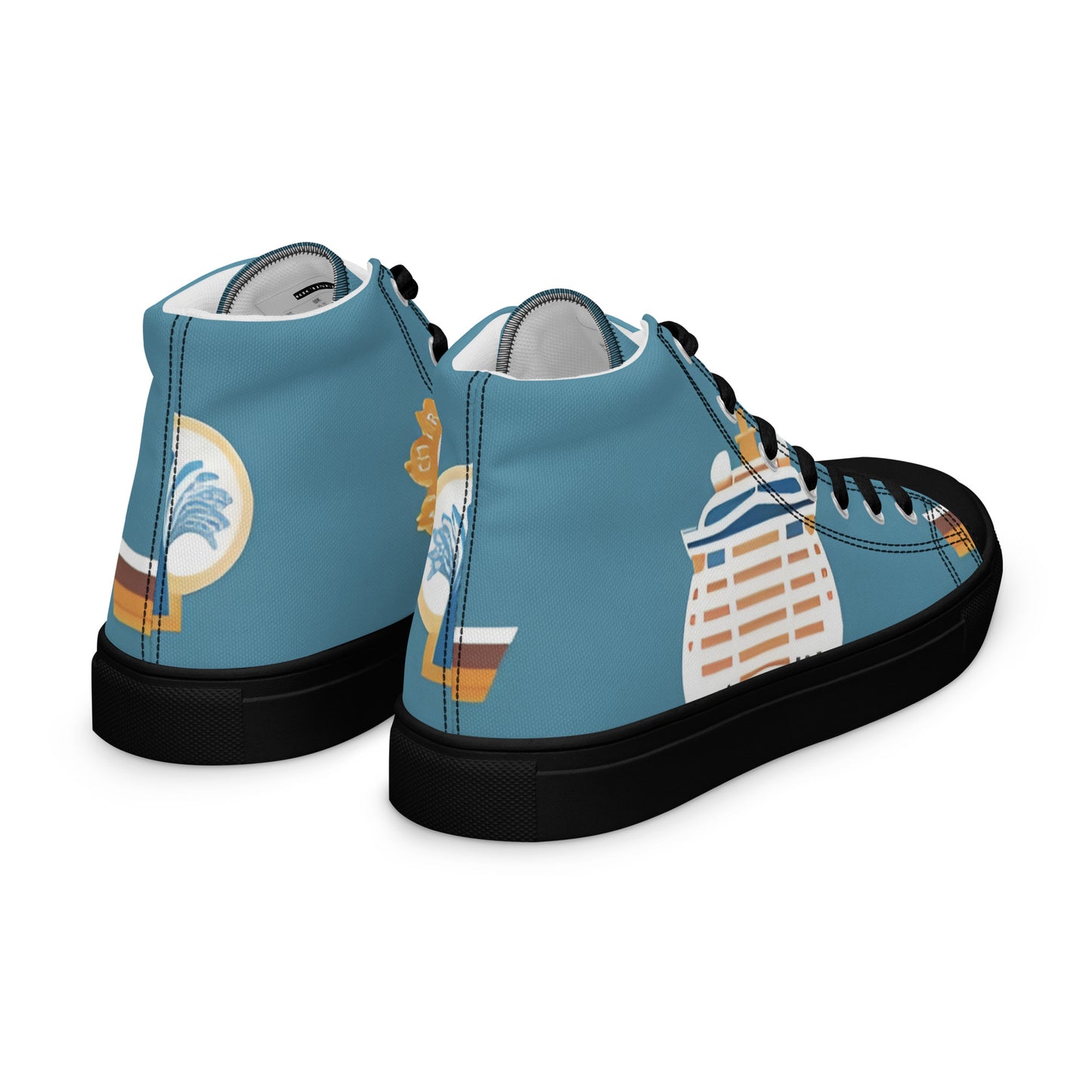 Men’s high top canvas shoes