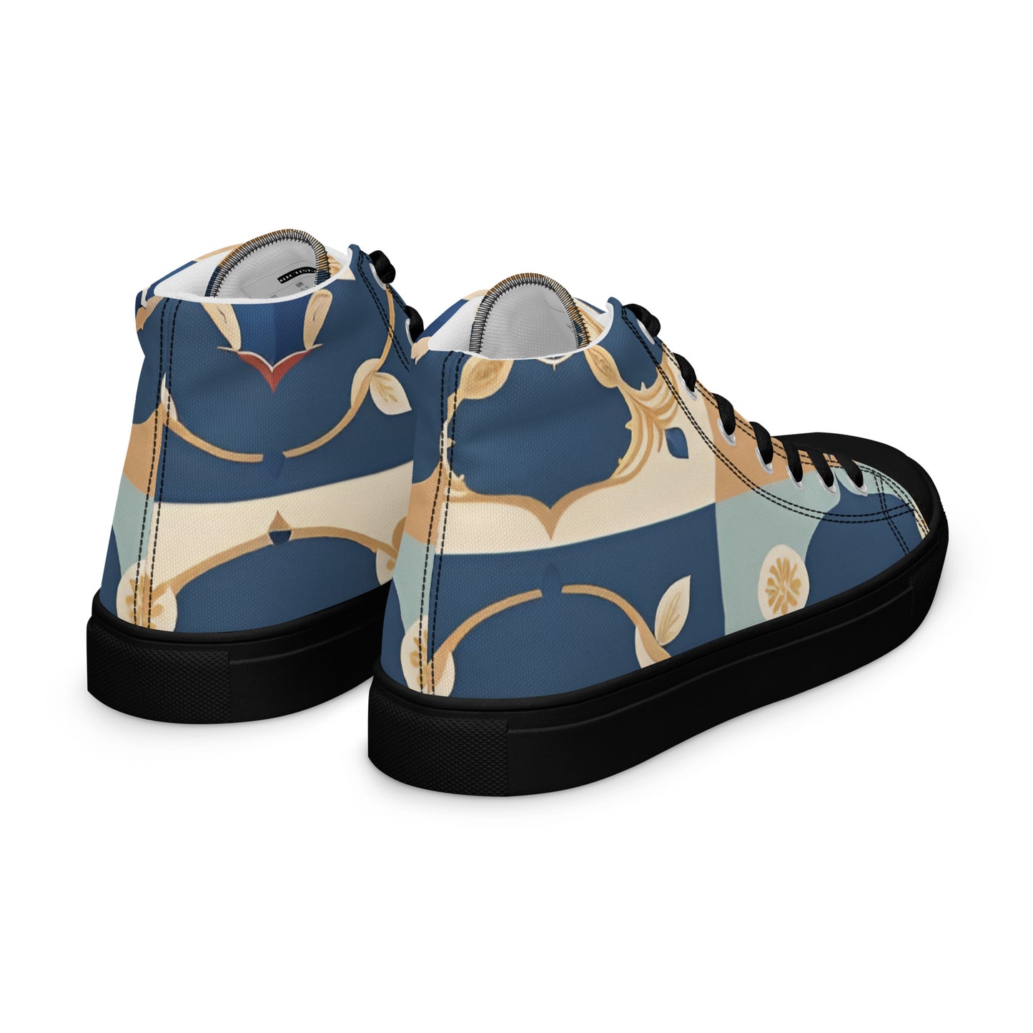 Men’s high top canvas shoes