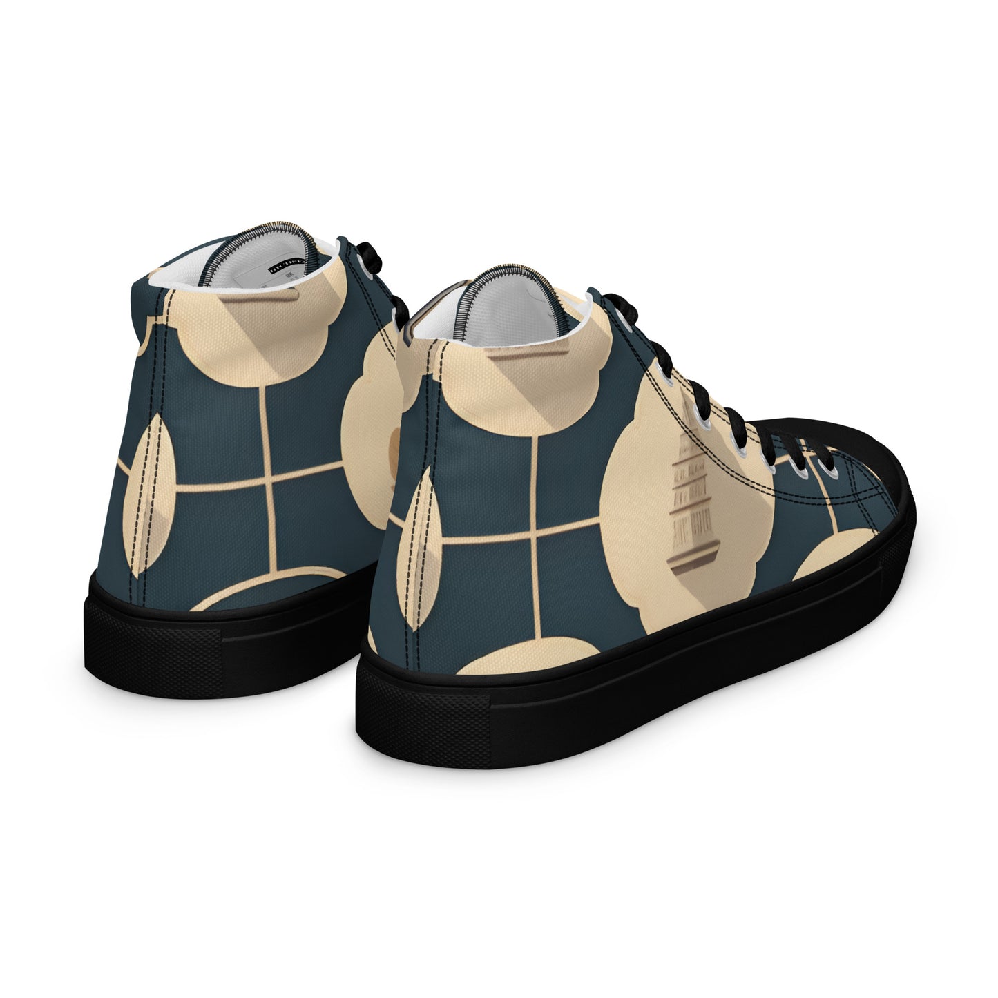 Men’s high top canvas shoes