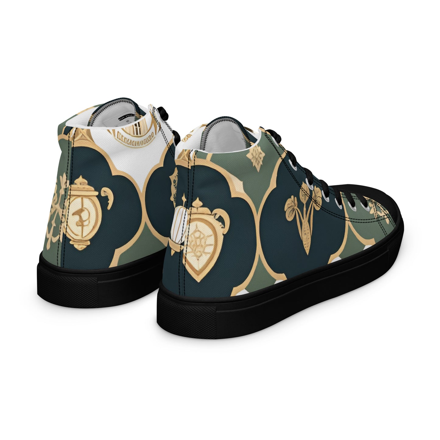 Men’s high top canvas shoes