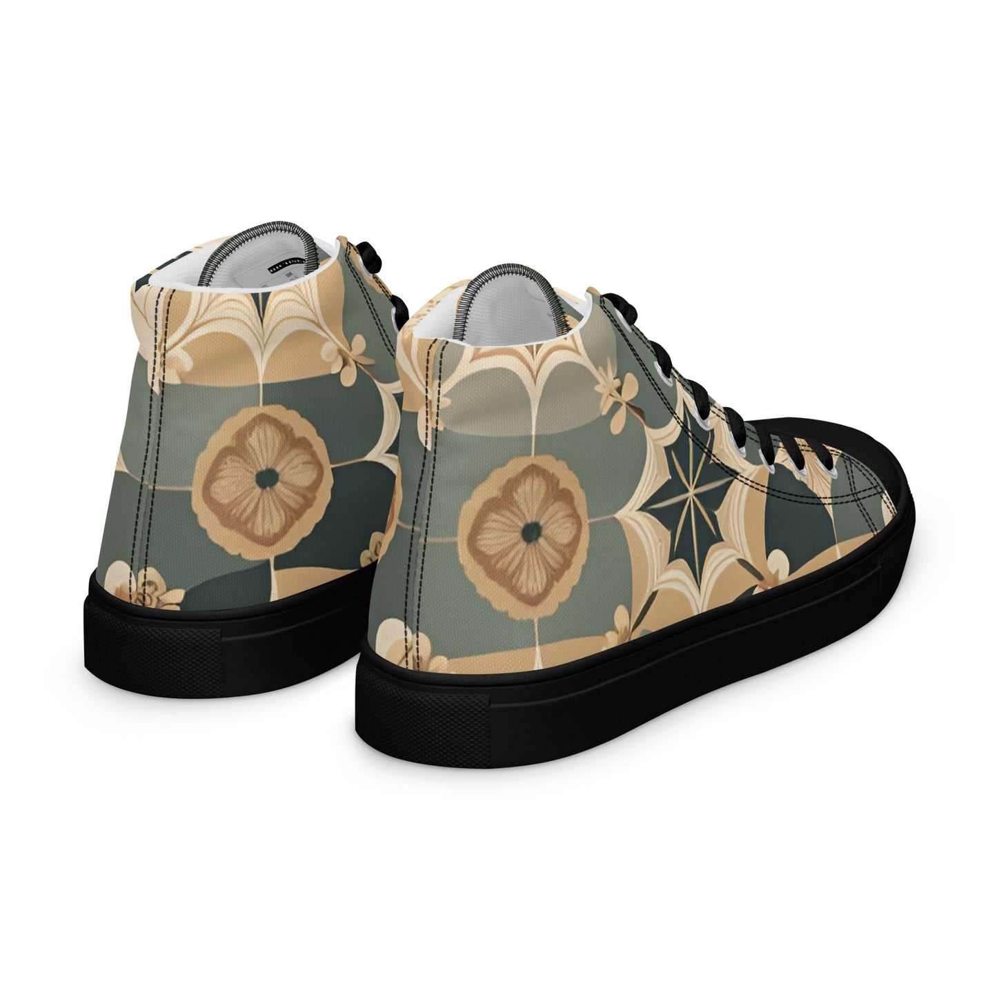 Men’s high top canvas shoes