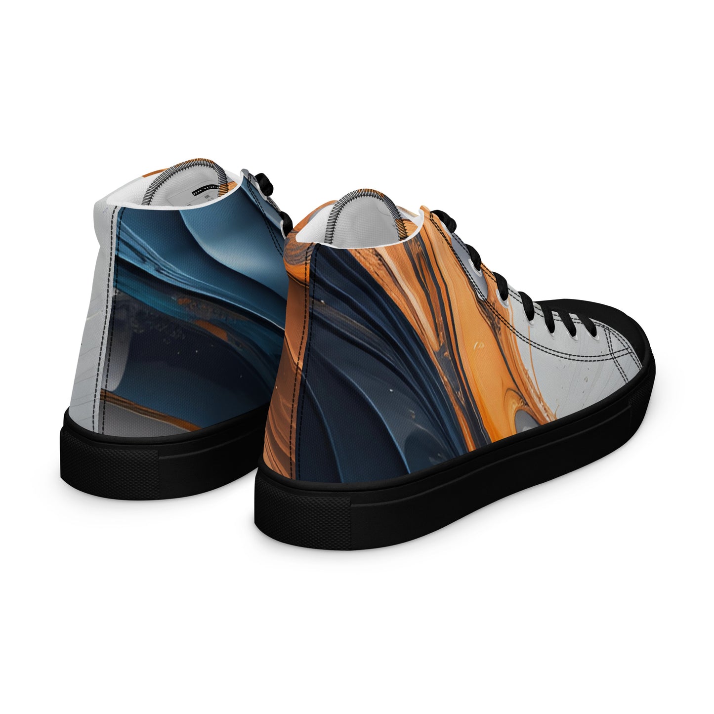 Men’s high top canvas shoes