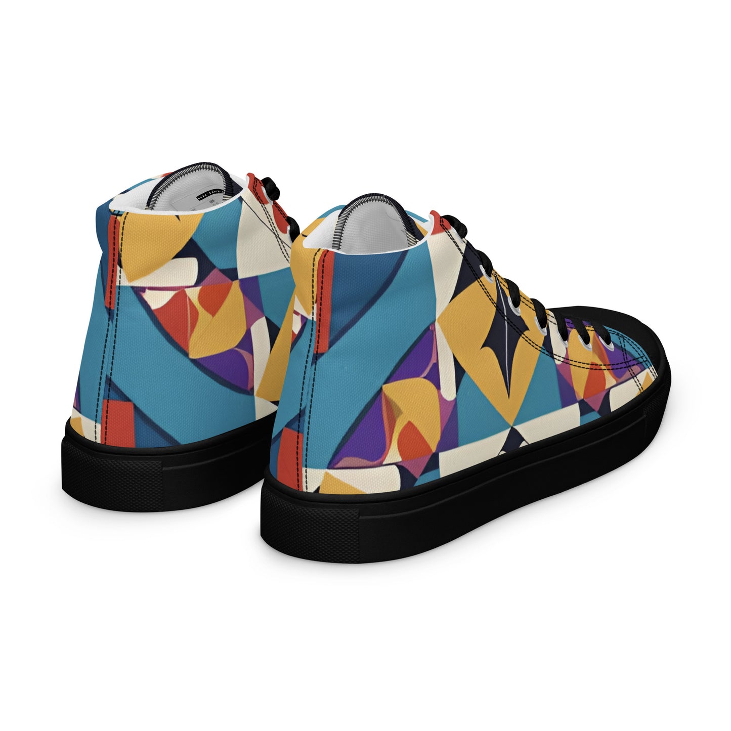 Men’s high top canvas shoes