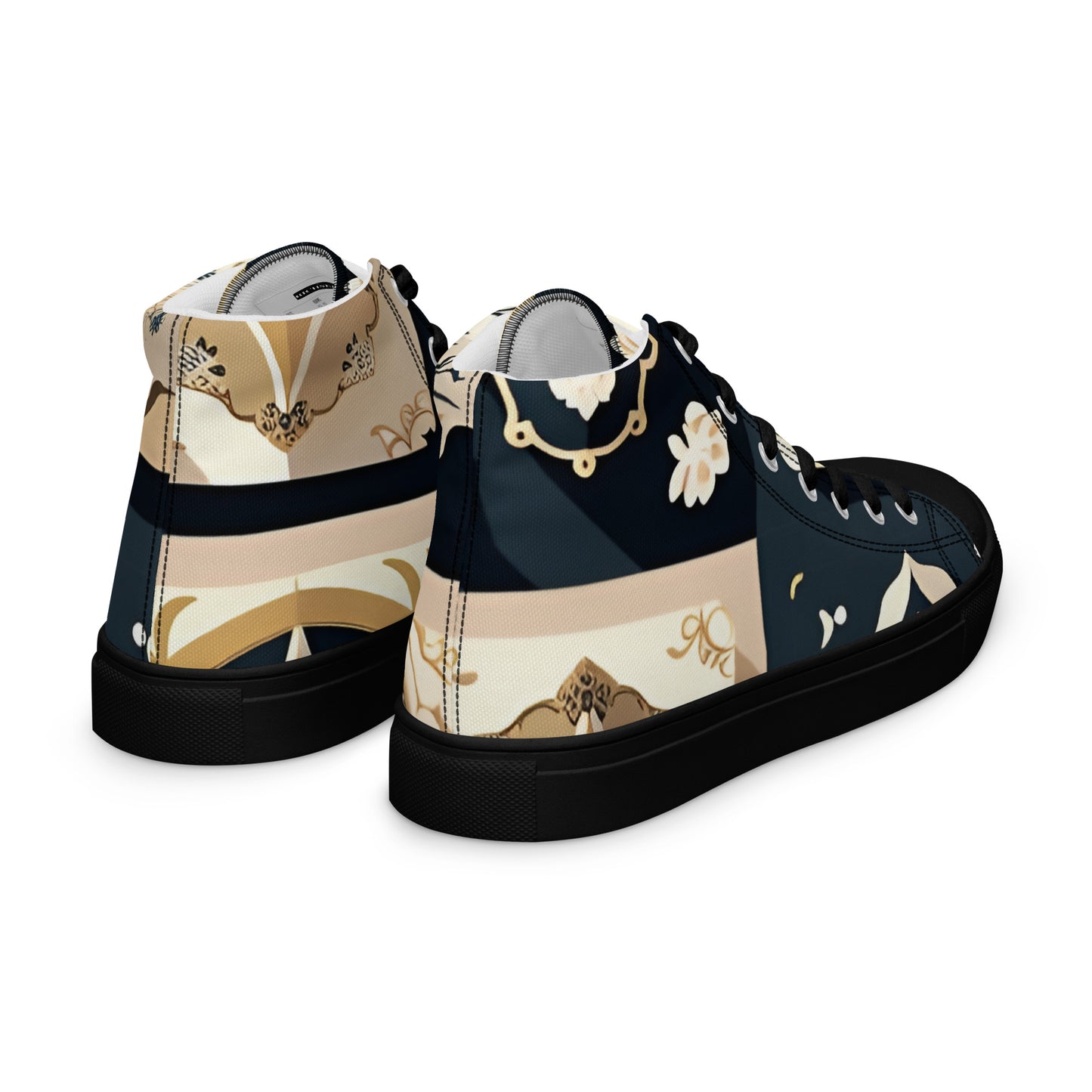 Men’s high top canvas shoes