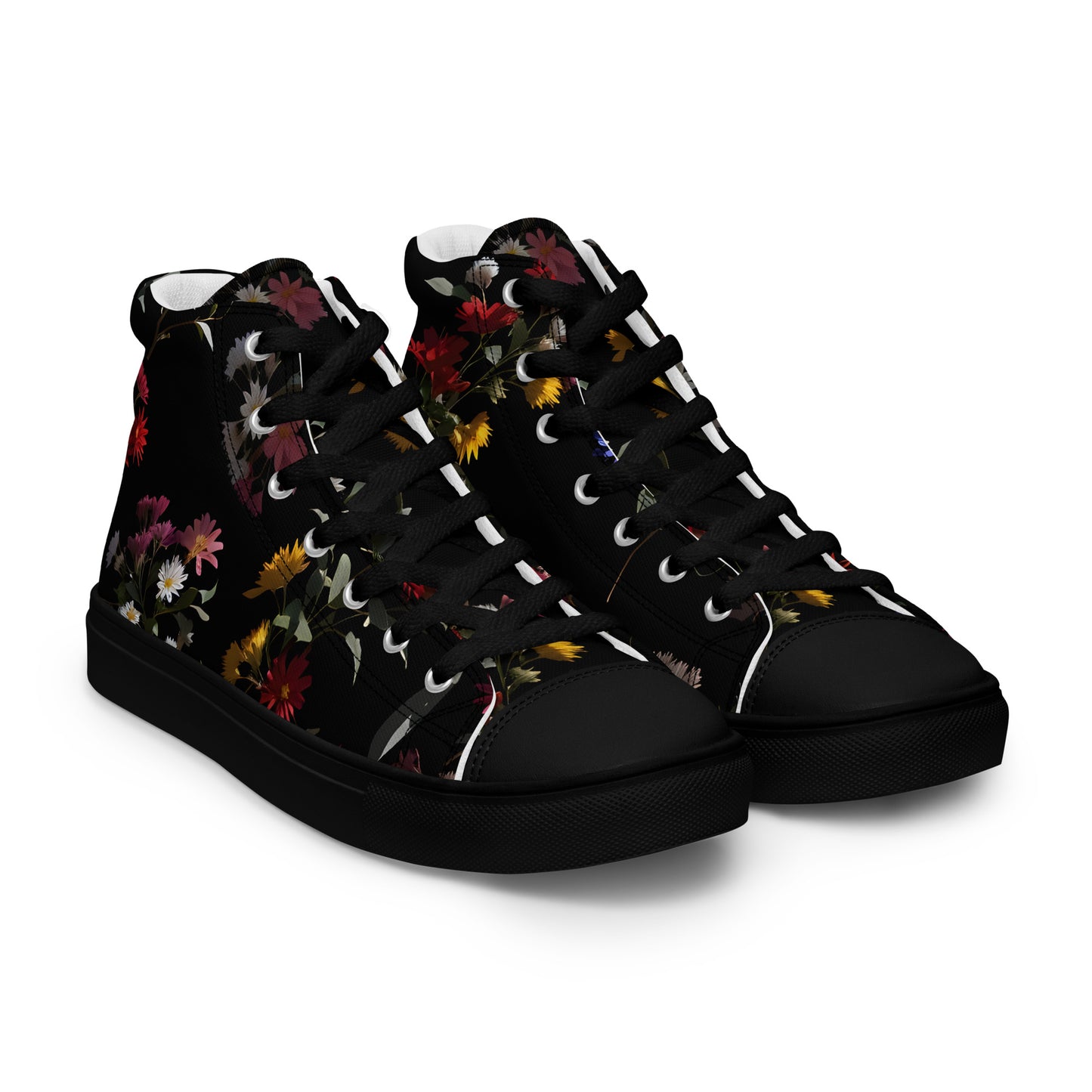 Men’s high top canvas shoes