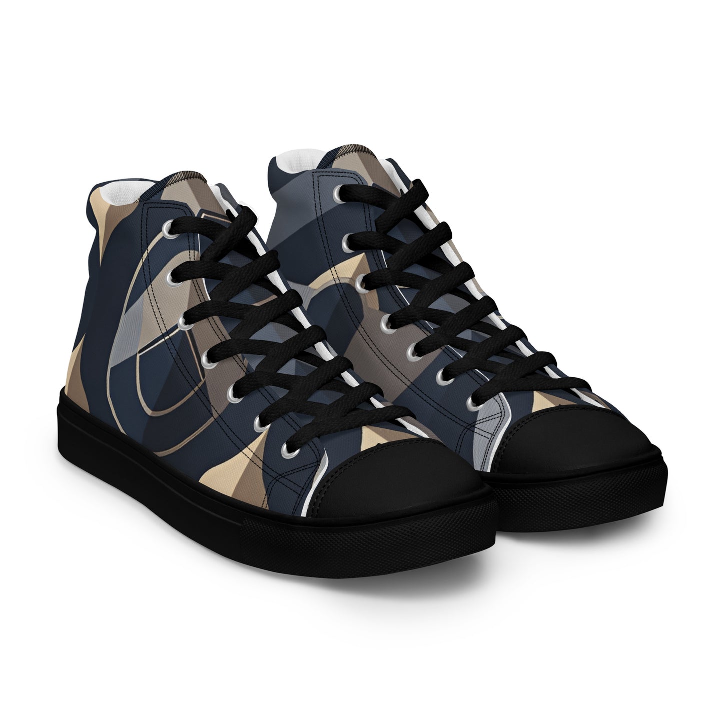 Men’s high top canvas shoes