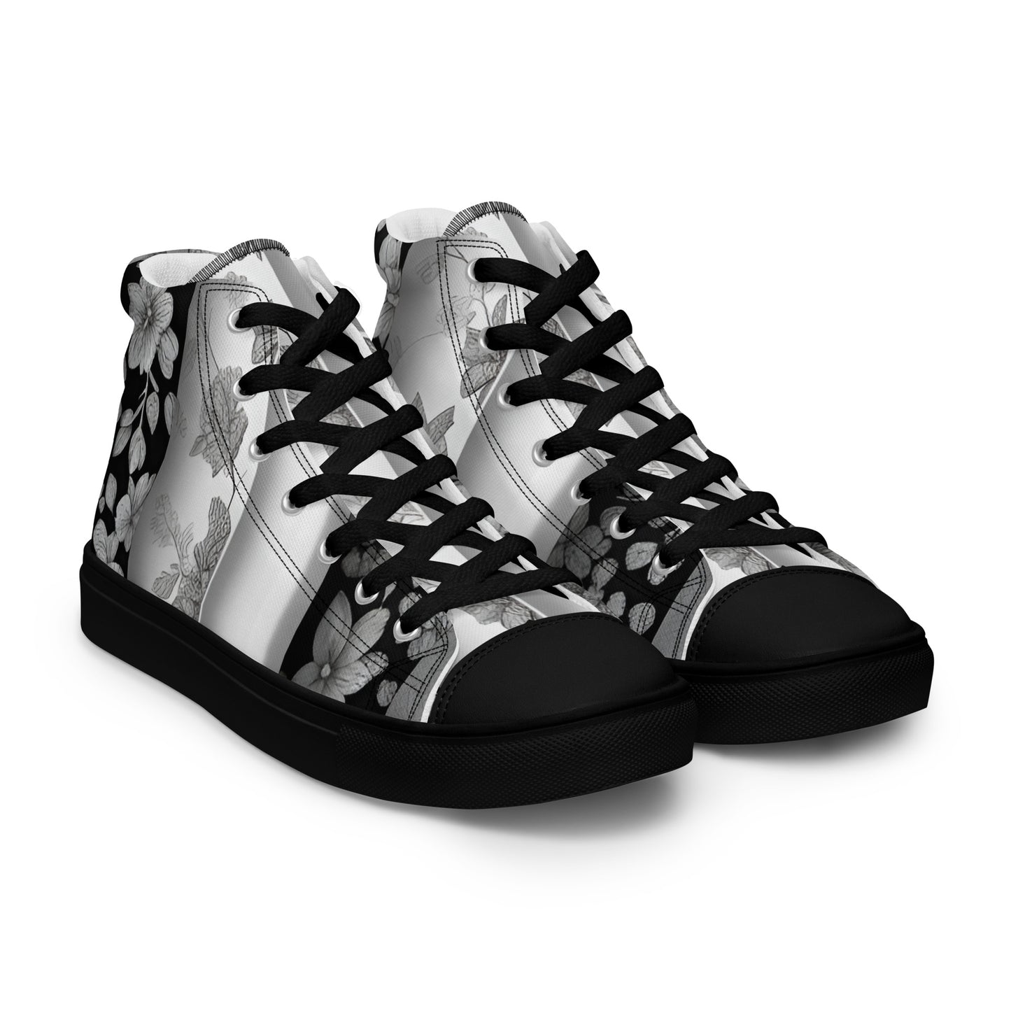 Men’s high top canvas shoes