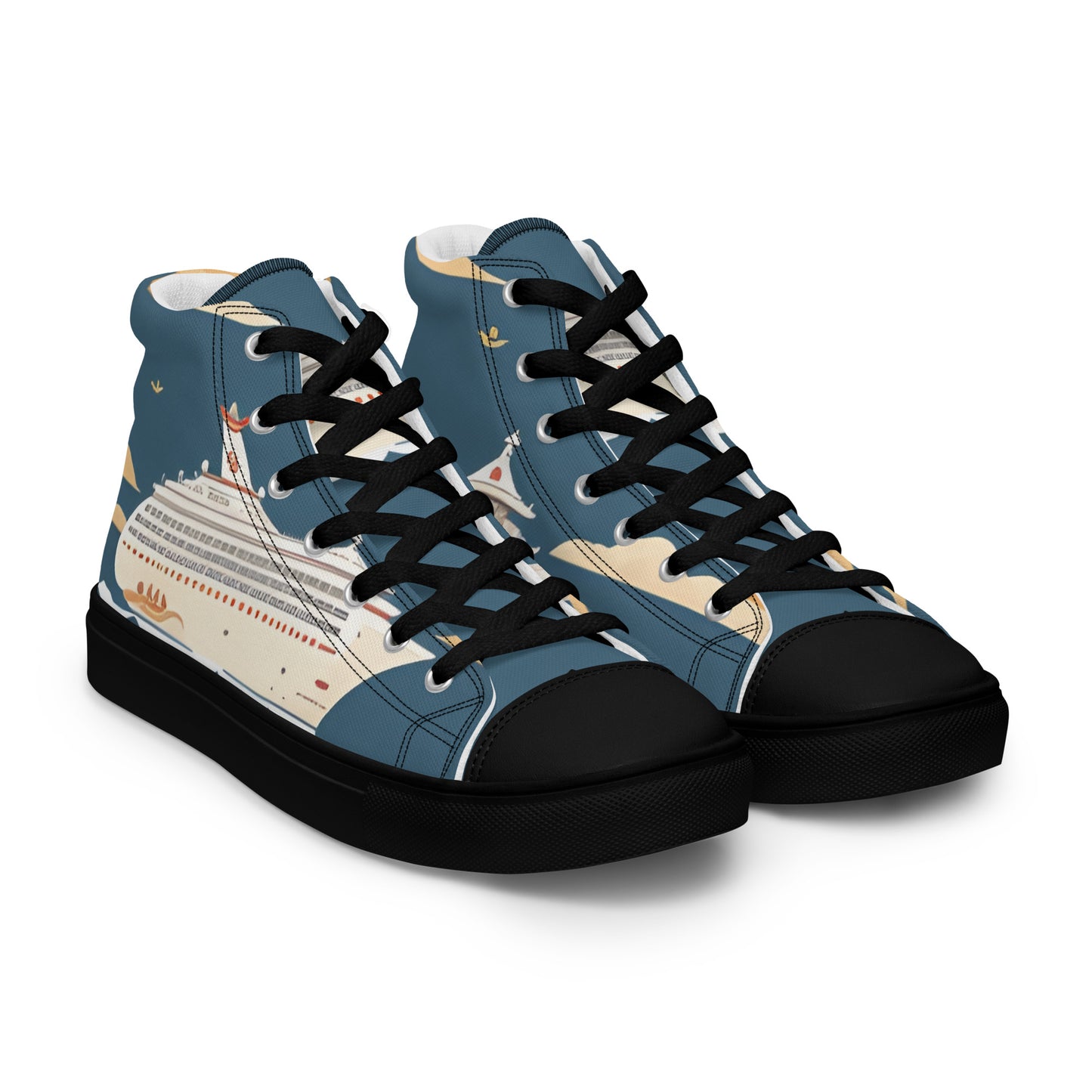 Men’s high top canvas shoes