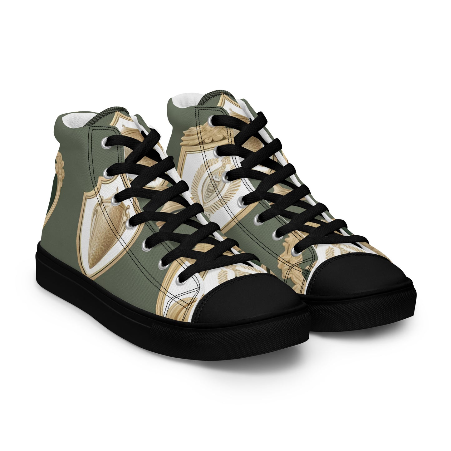 Men’s high top canvas shoes