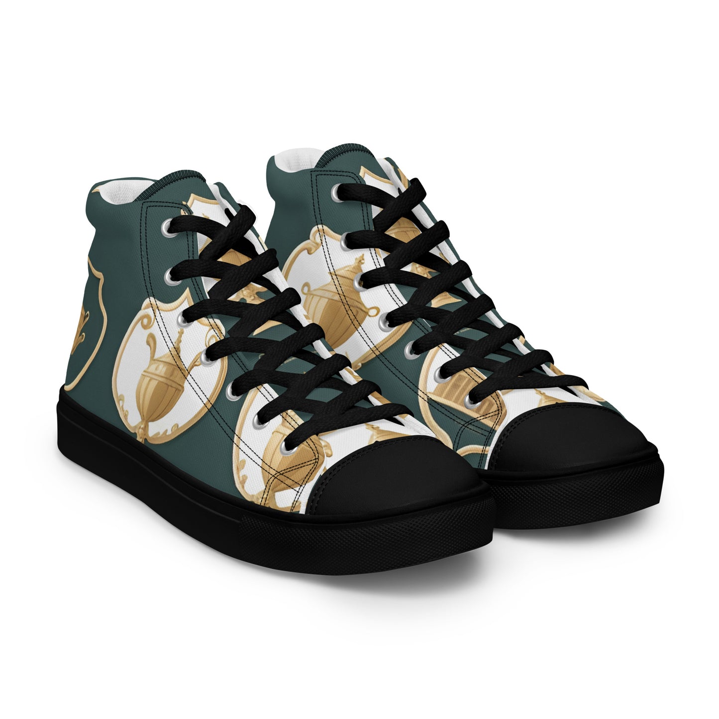 Men’s high top canvas shoes