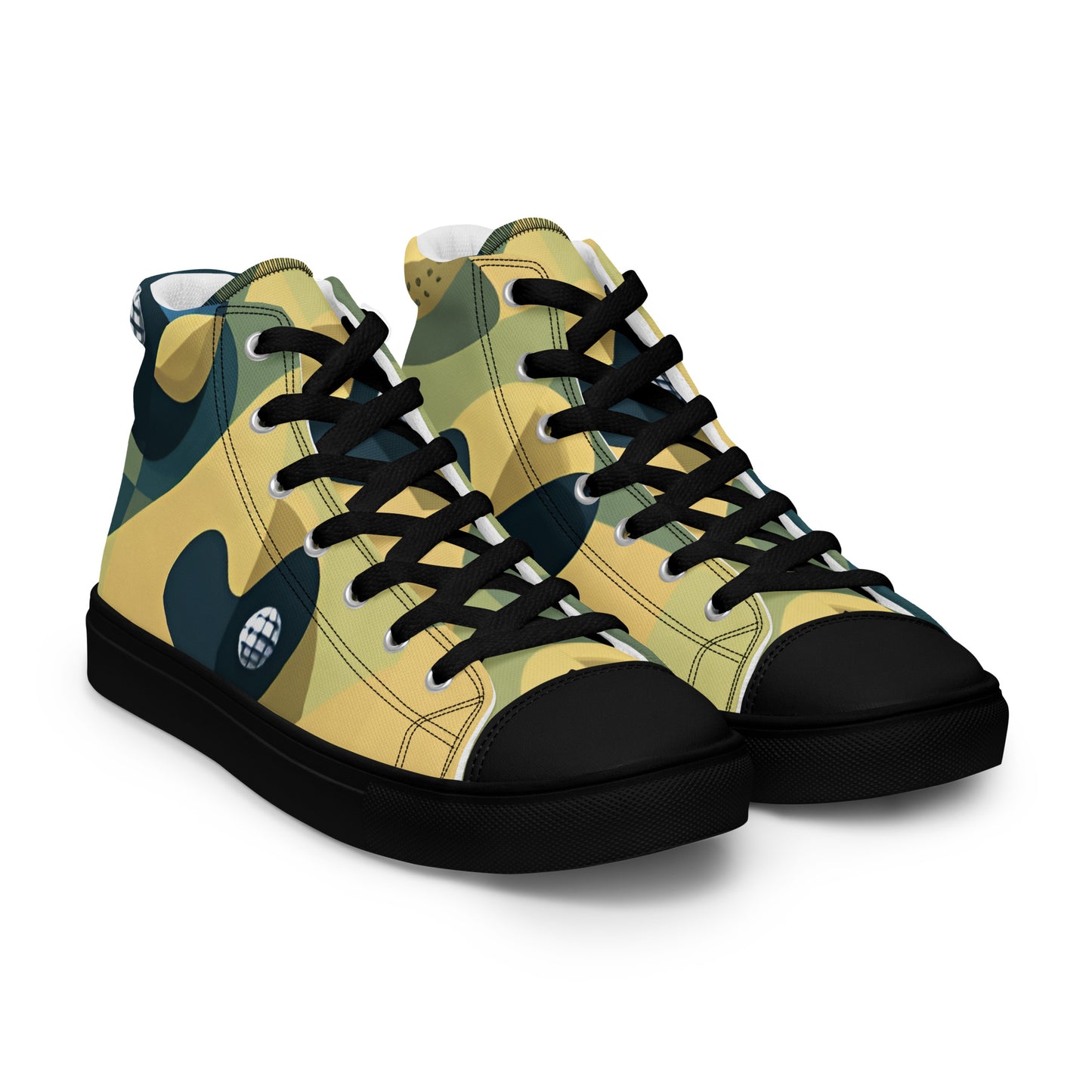 Men’s high top canvas shoes