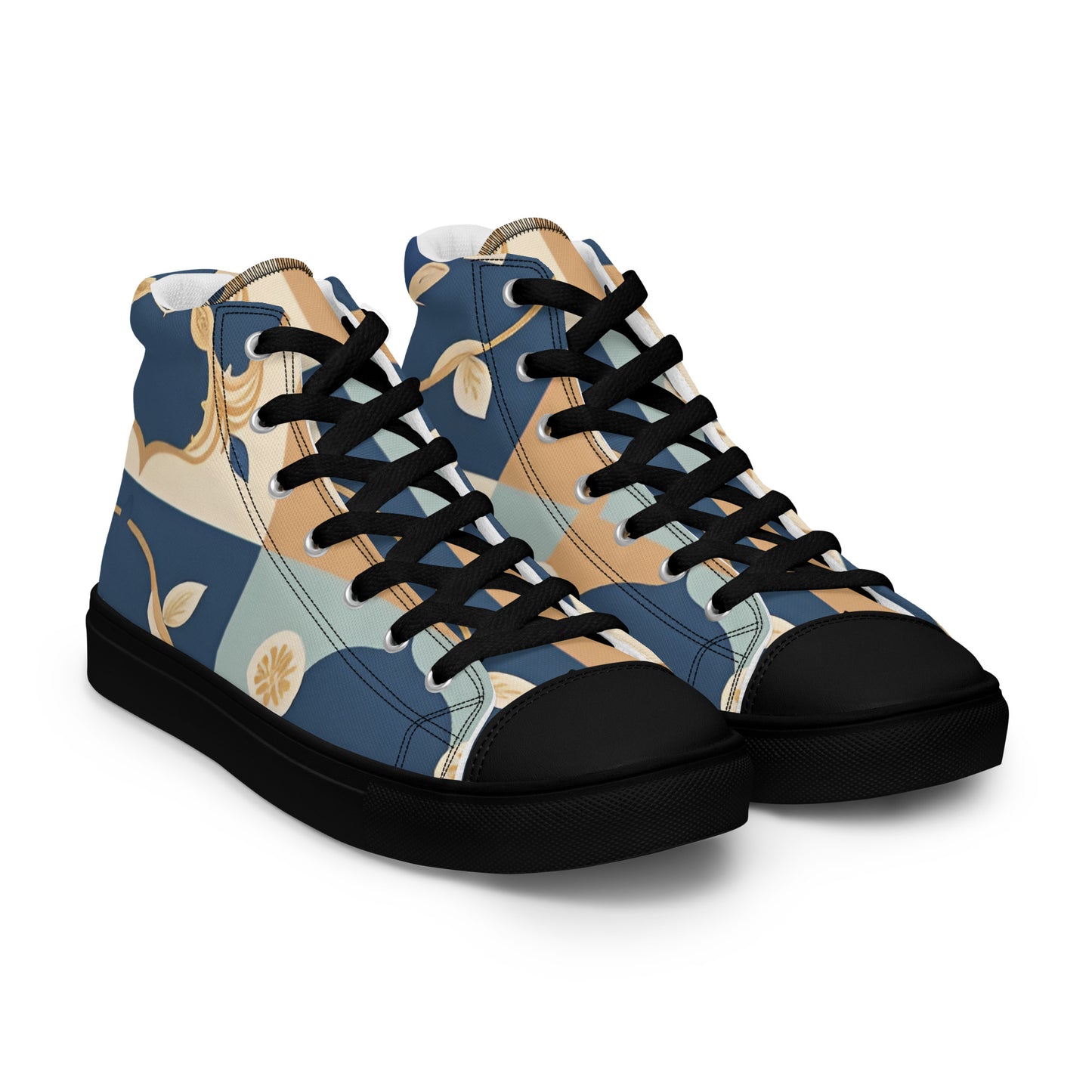 Men’s high top canvas shoes