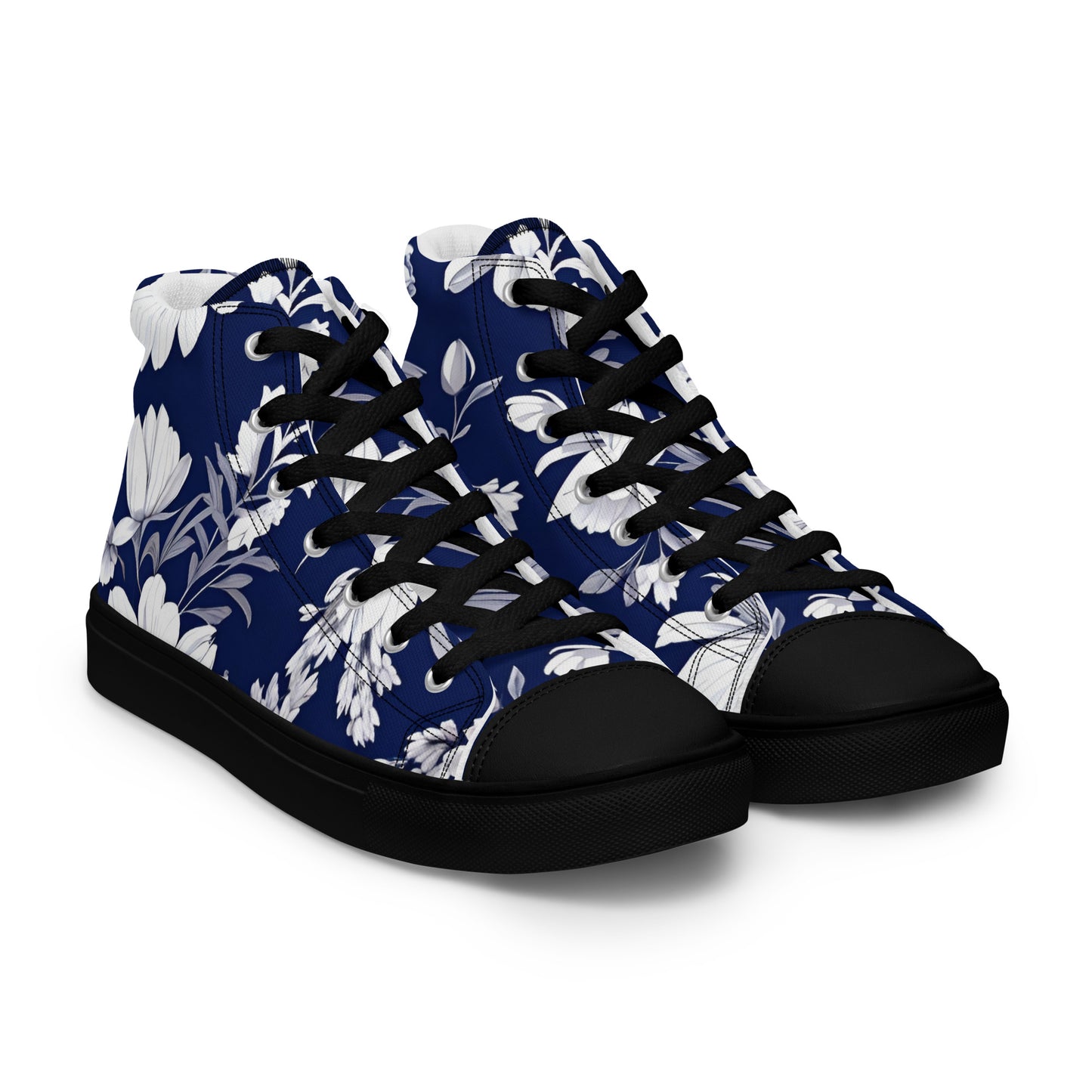 Men’s high top canvas shoes