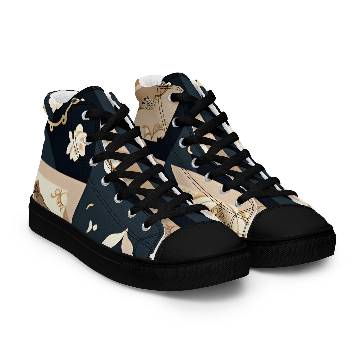 Men’s high top canvas shoes