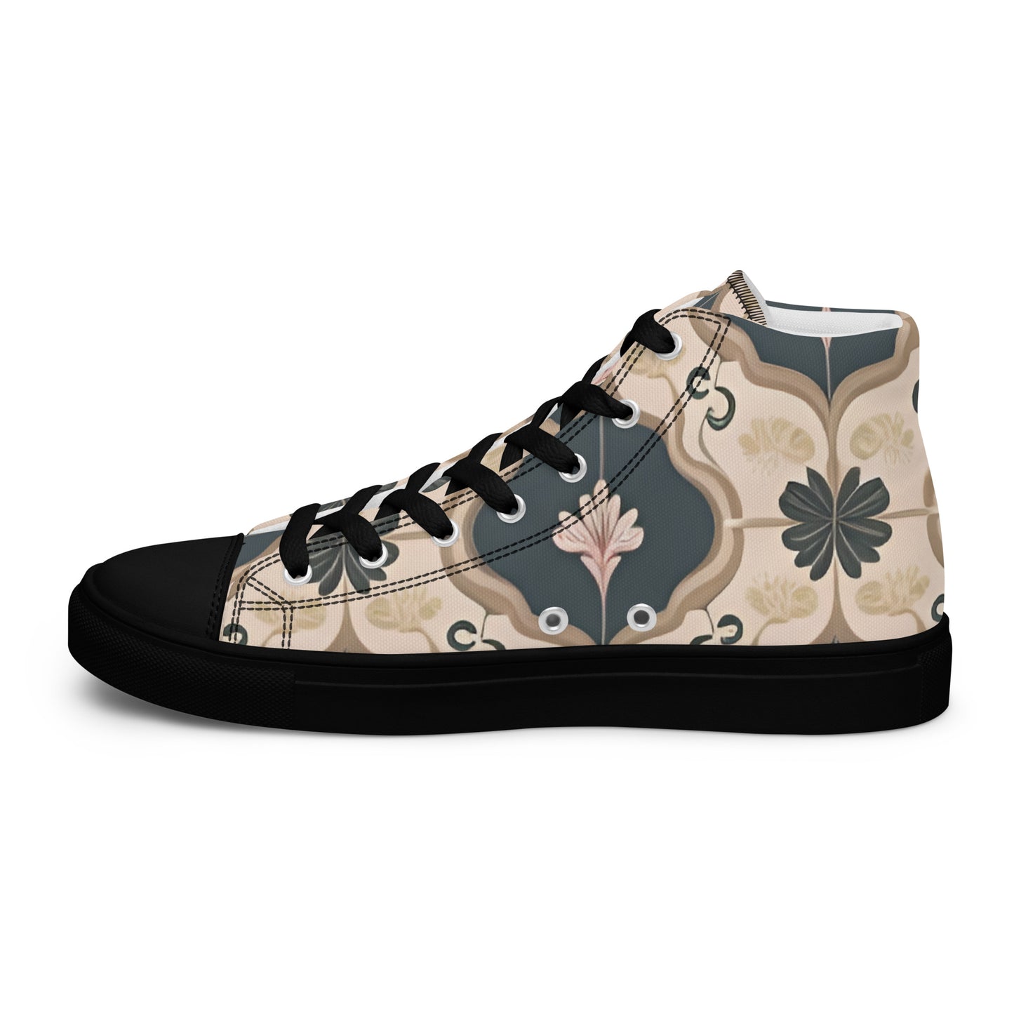 Men’s high top canvas shoes