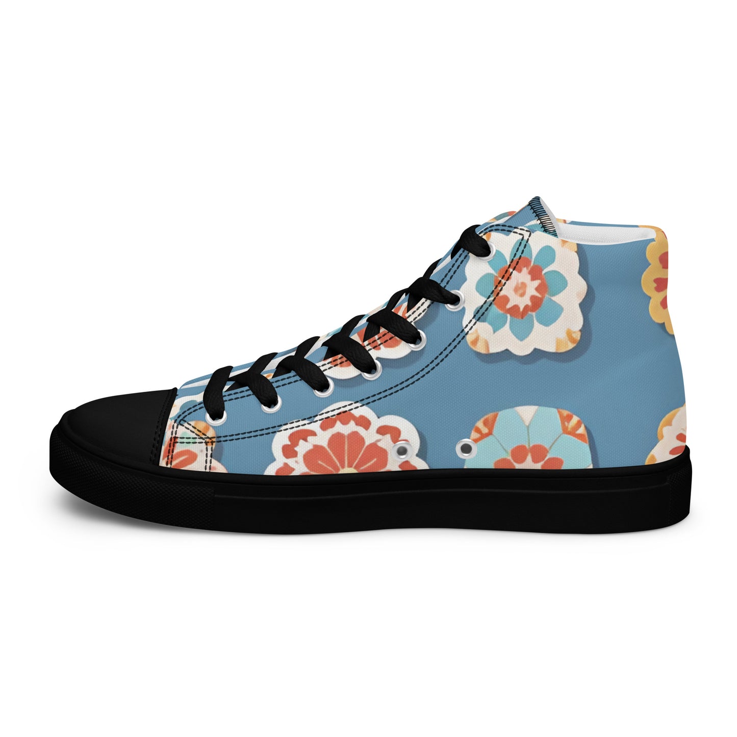 Men’s high top canvas shoes