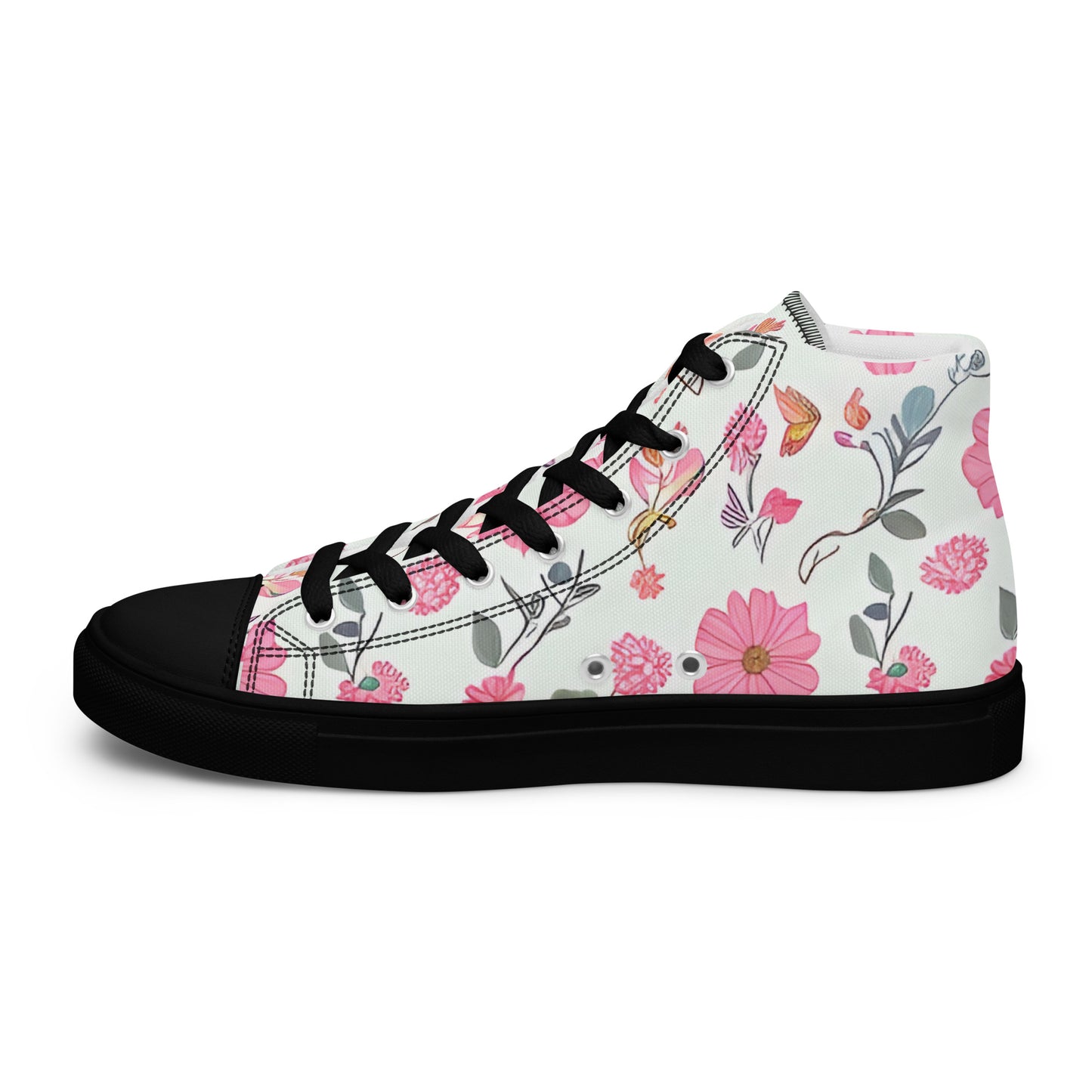 Men’s high top canvas shoes