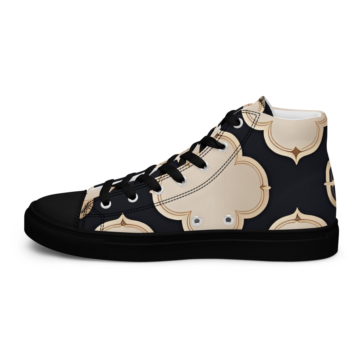 Men’s high top canvas shoes