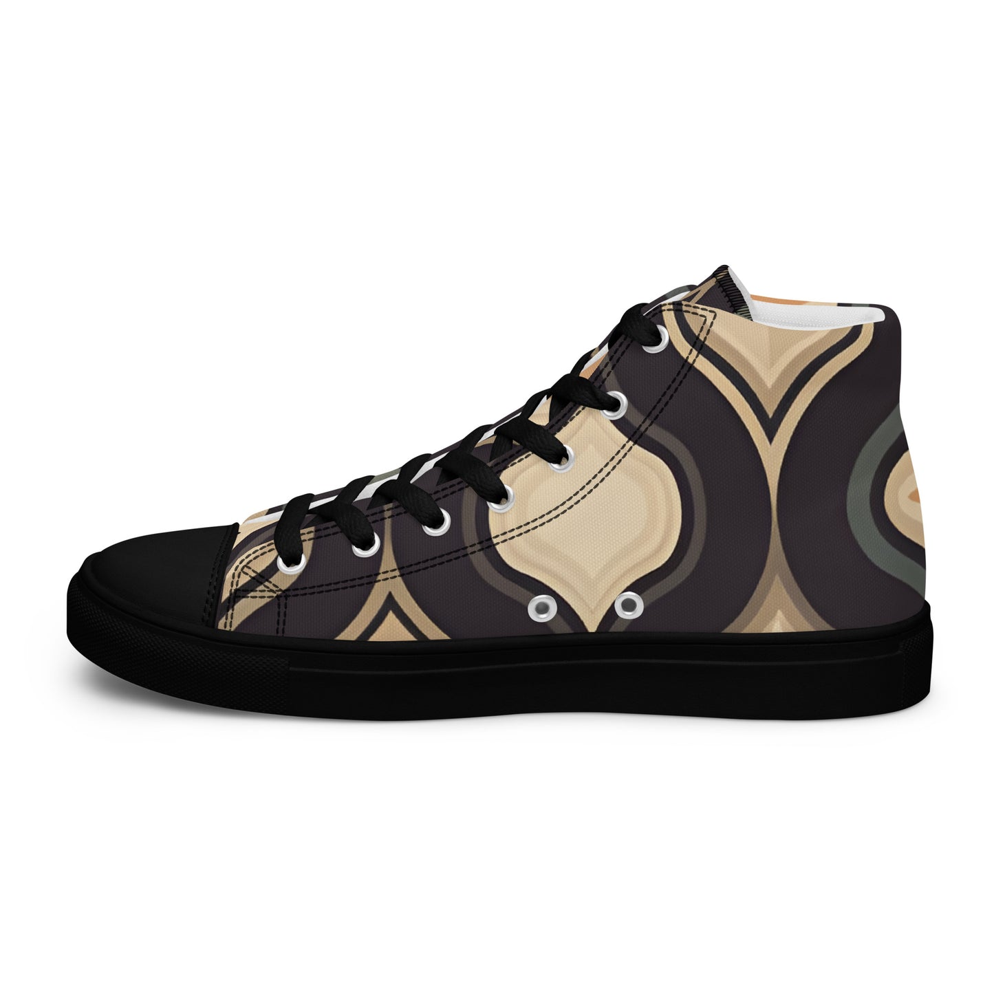 Men’s high top canvas shoes