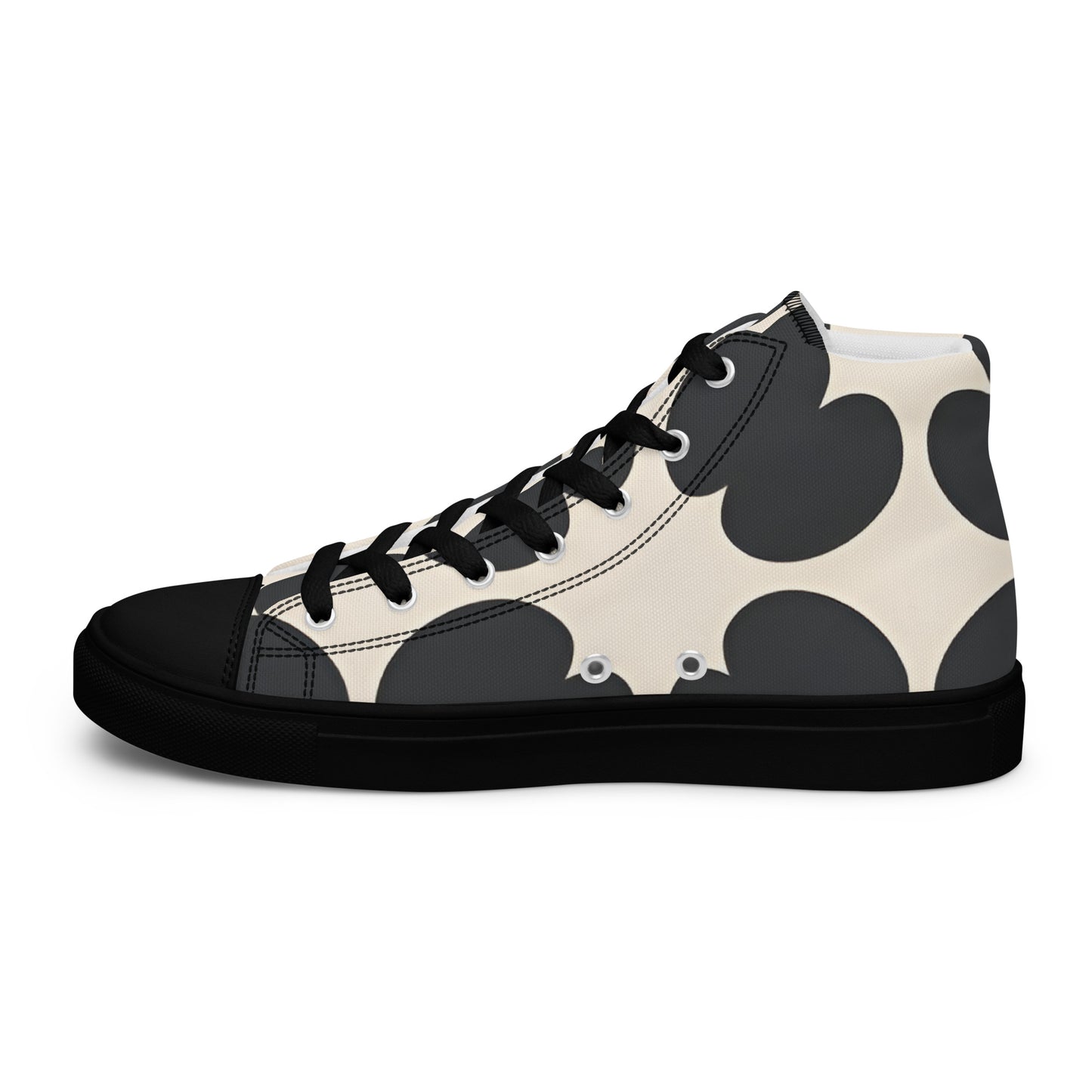 Men’s high top canvas shoes