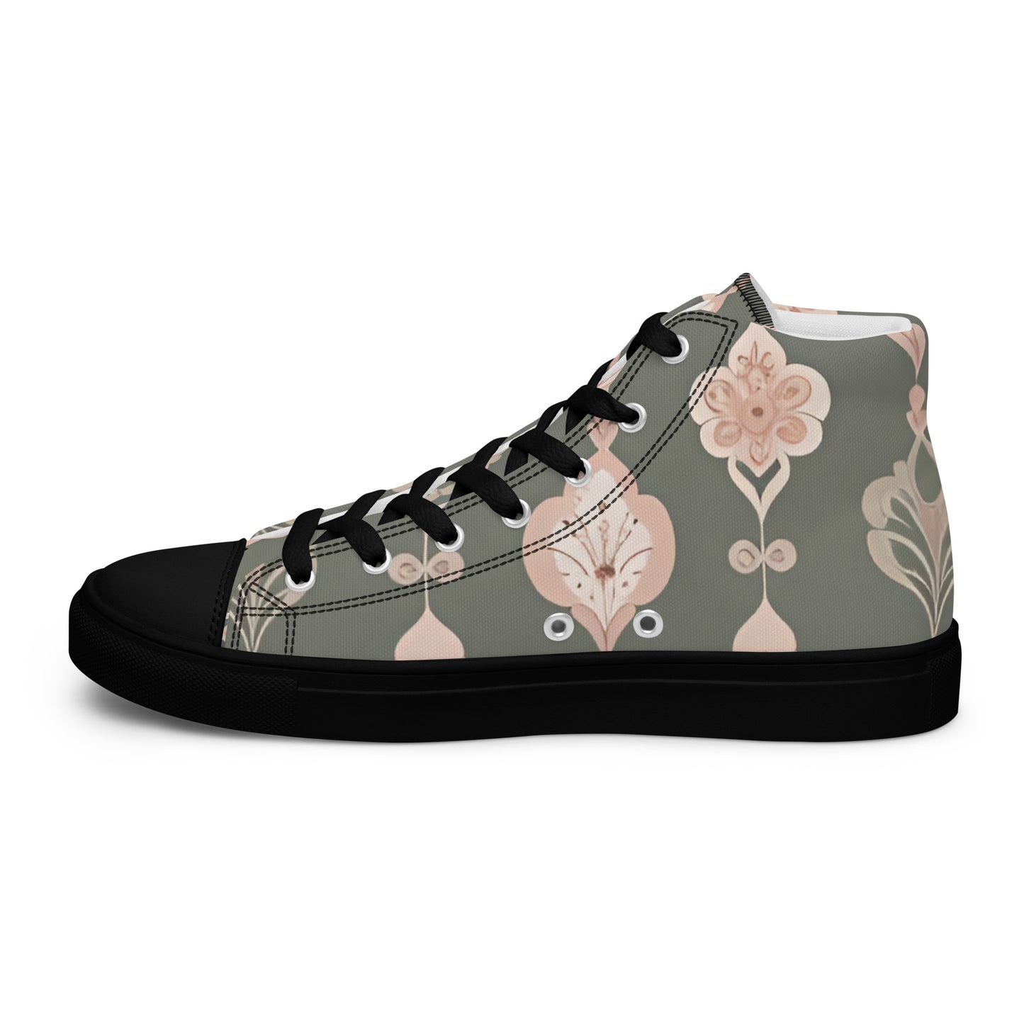 Men’s high top canvas shoes