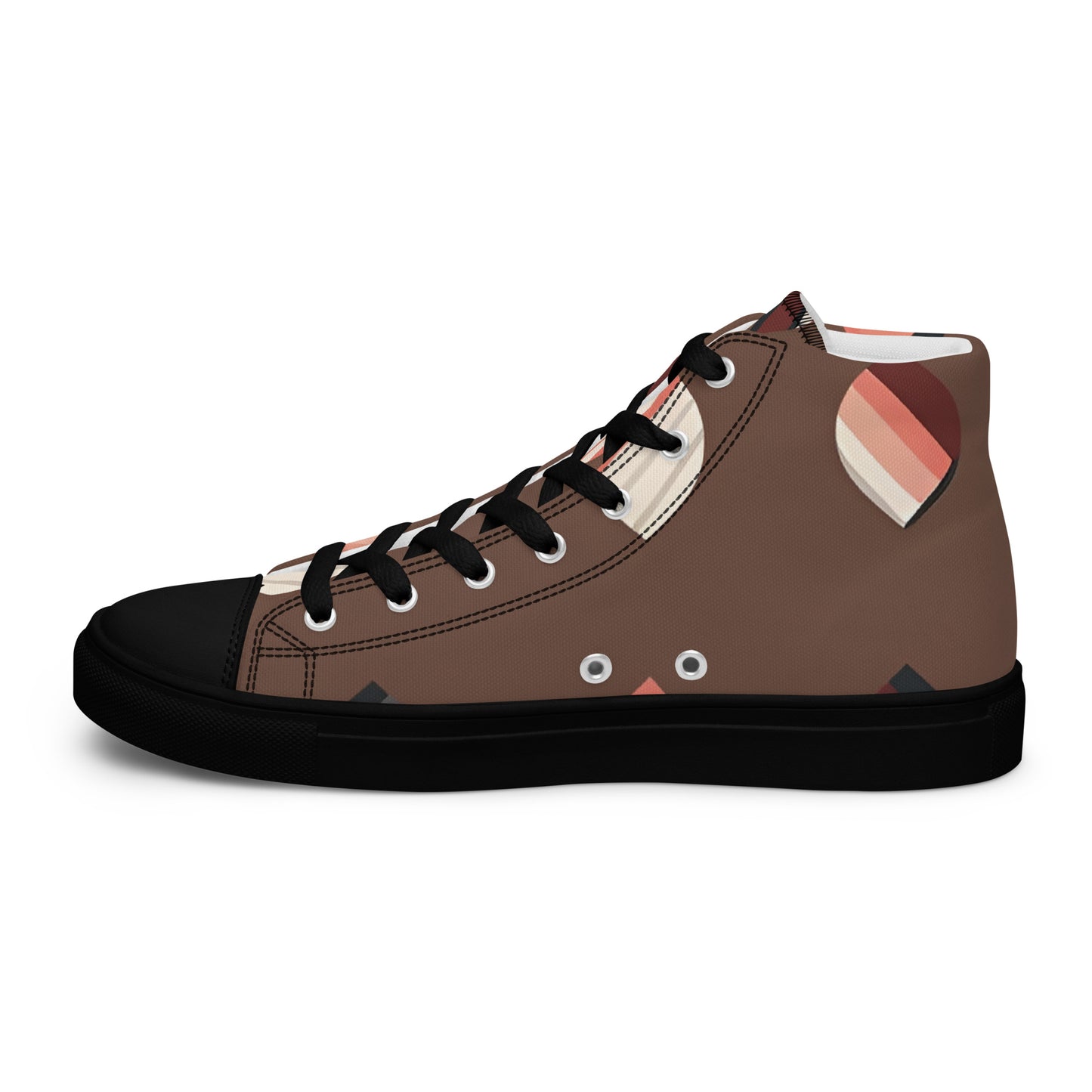 Men’s high top canvas shoes