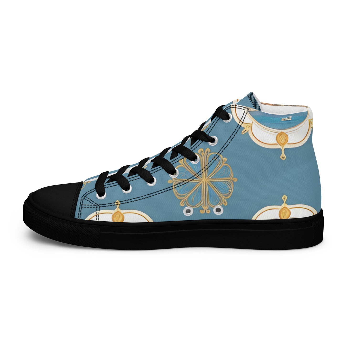 Men’s high top canvas shoes