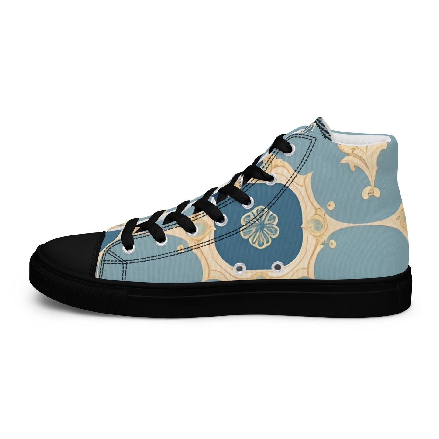 Men’s high top canvas shoes