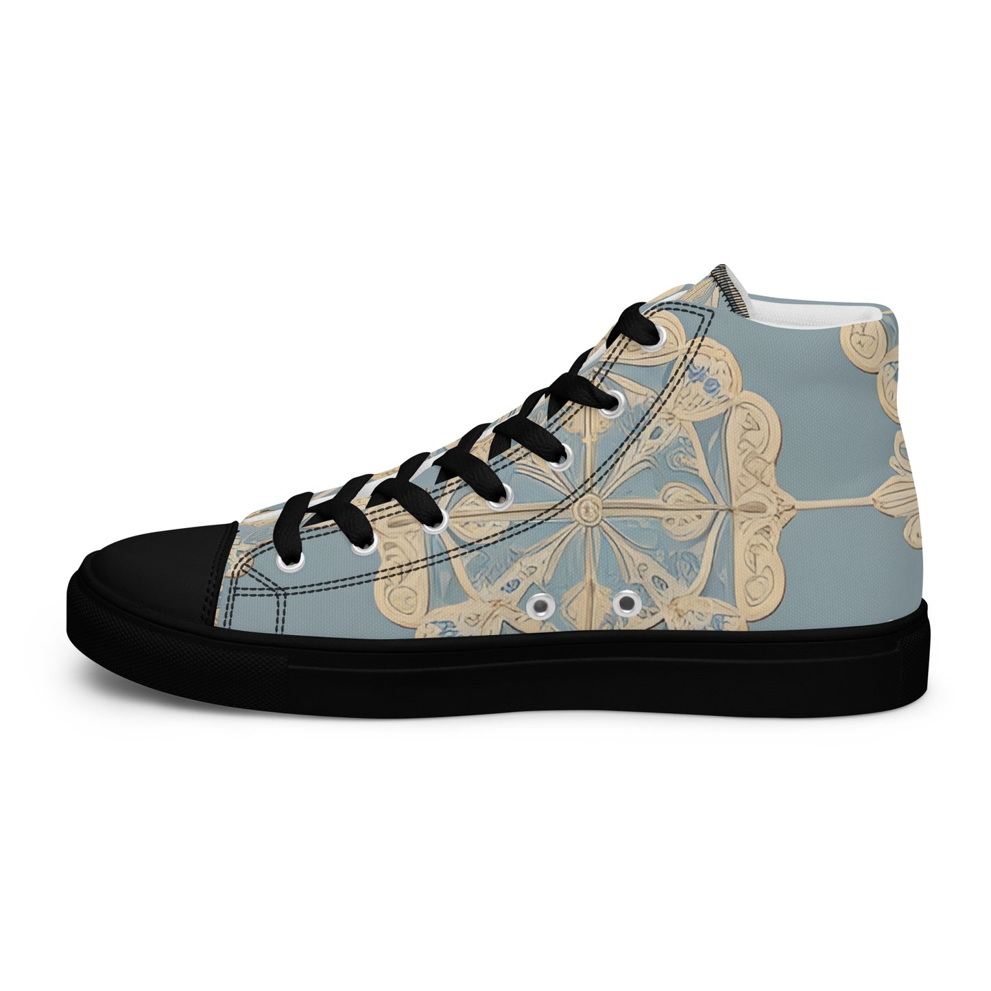 Men’s high top canvas shoes