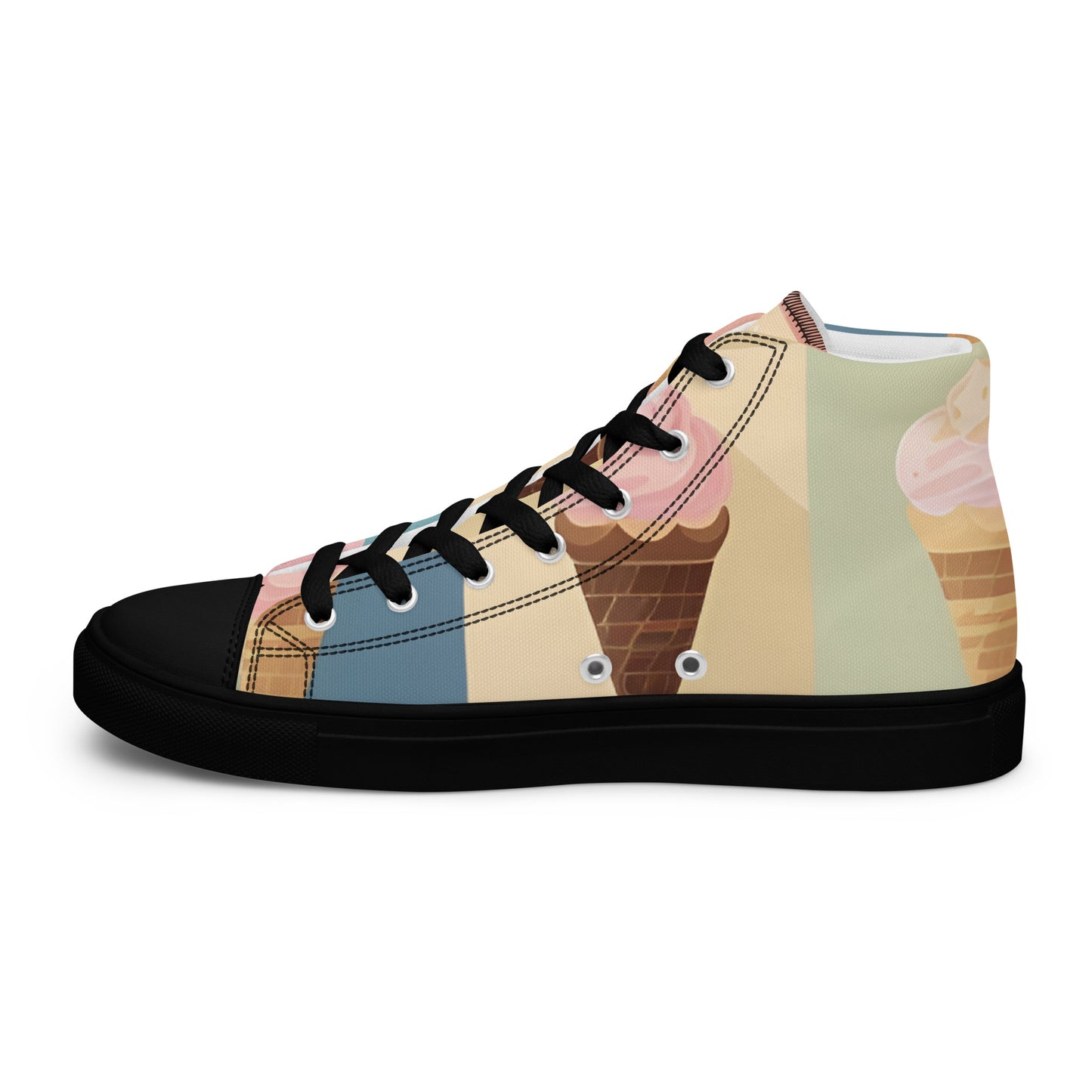 Men’s high top canvas shoes