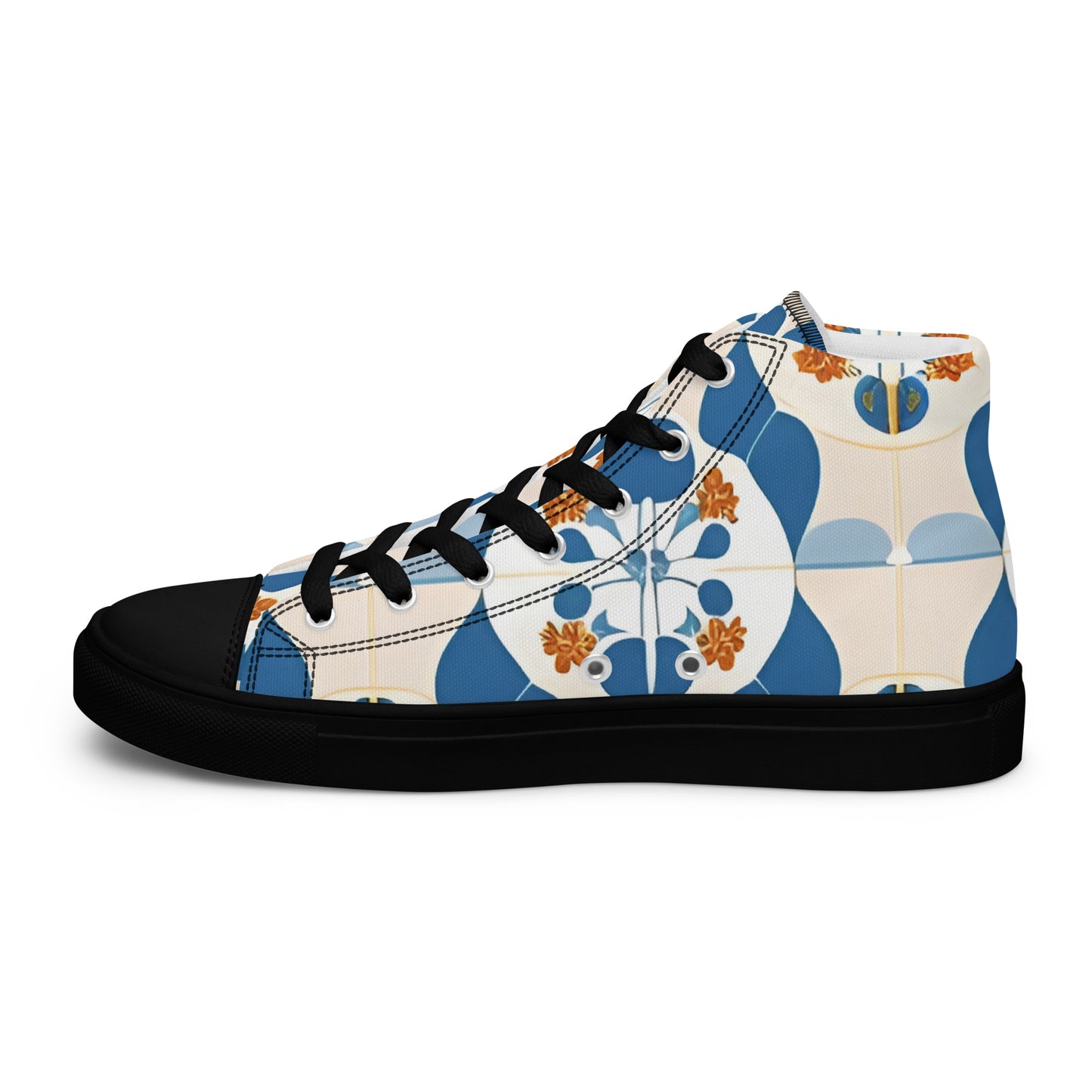 Men’s high top canvas shoes