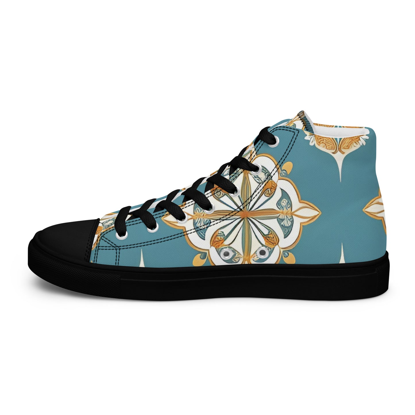 Men’s high top canvas shoes