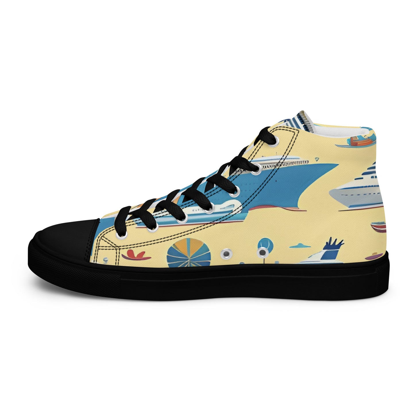 Men’s high top canvas shoes