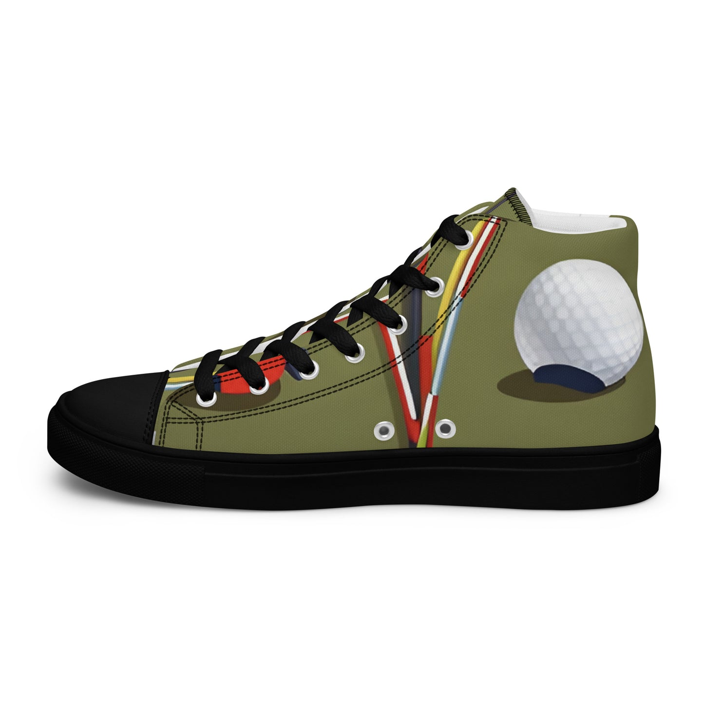 Men’s high top canvas shoes