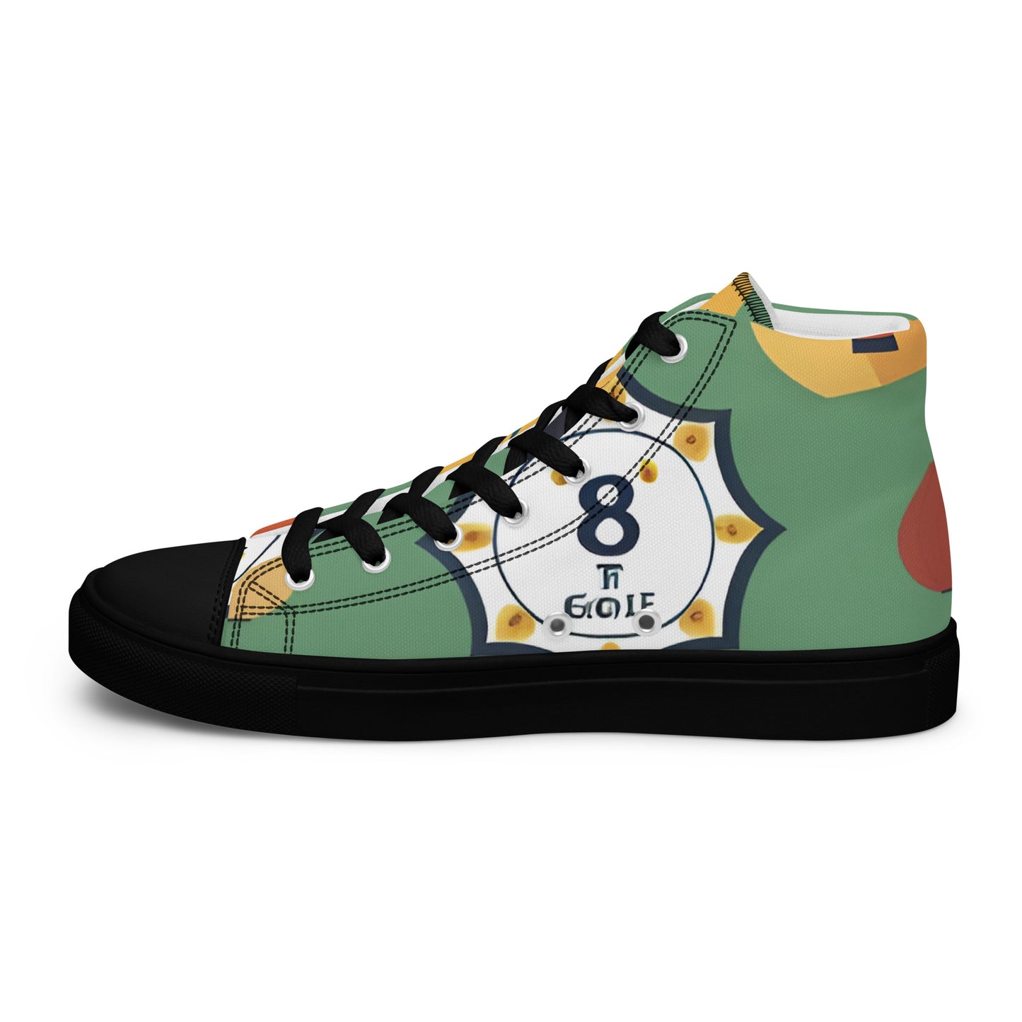 Men’s high top canvas shoes