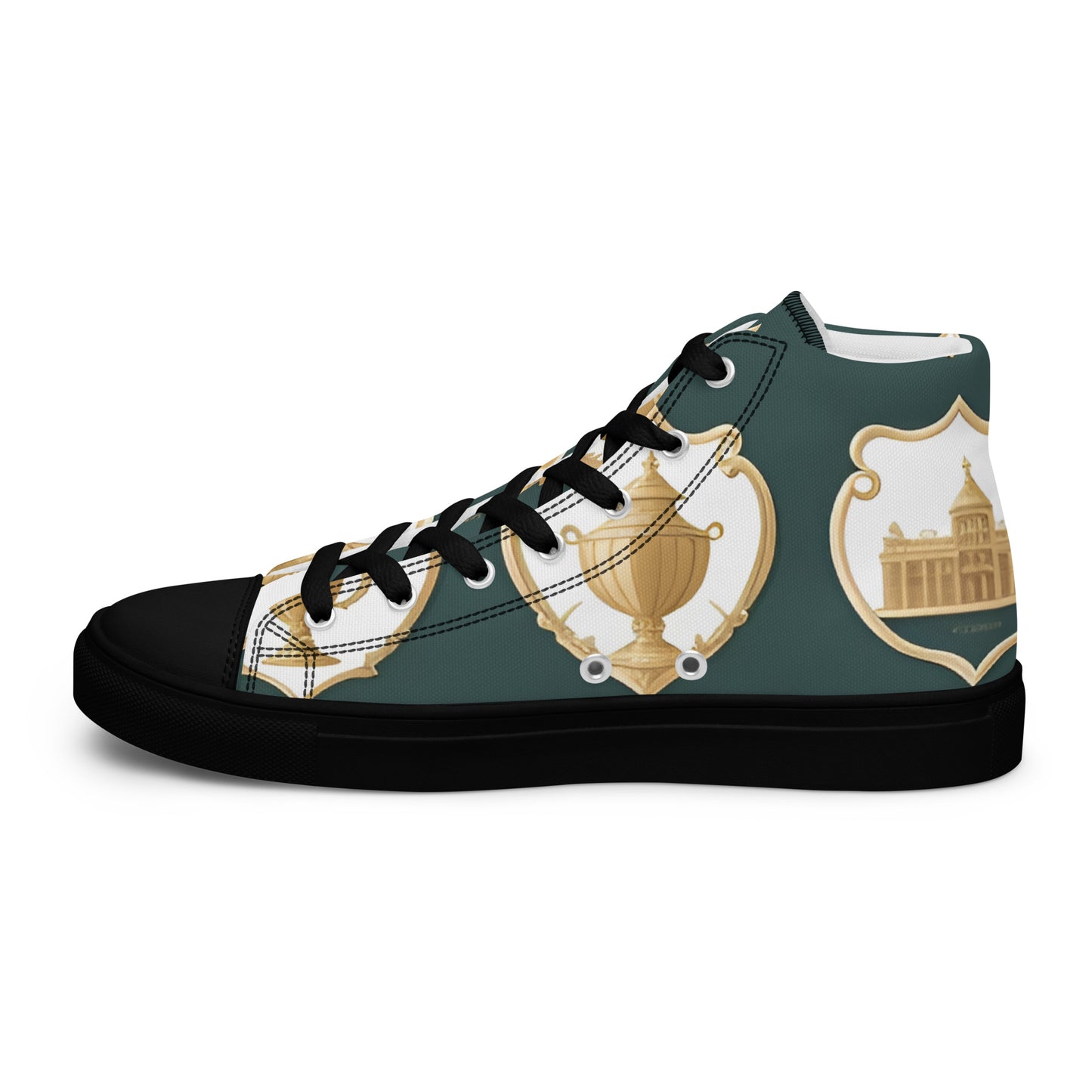 Men’s high top canvas shoes