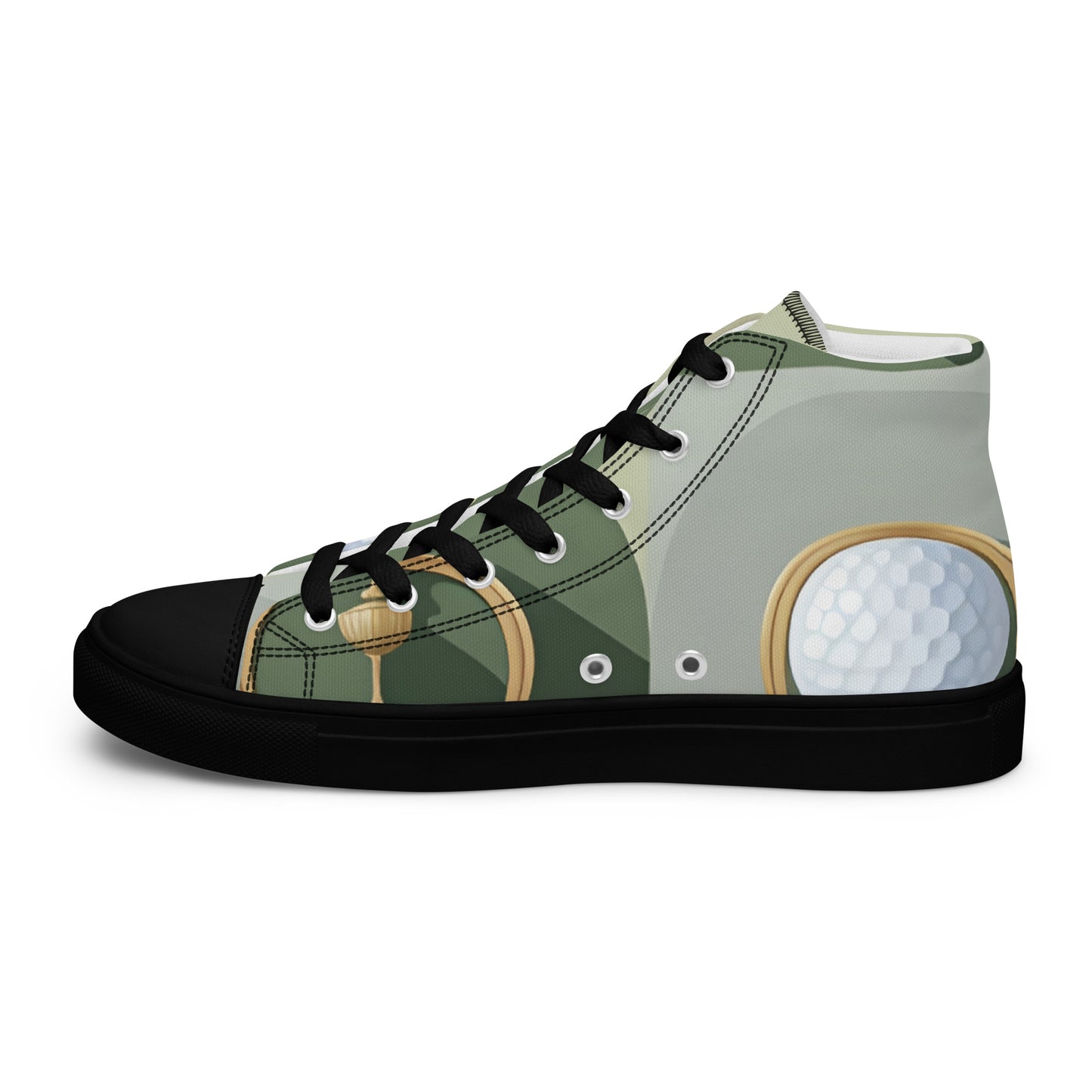 Men’s high top canvas shoes